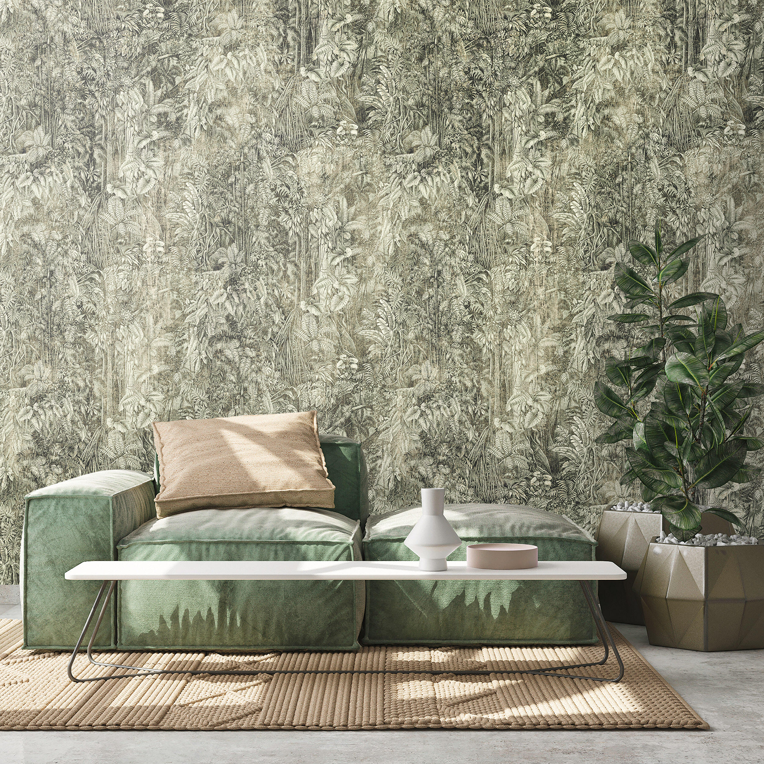 Tapeta panoramiczna The Wall Jungle 159 x 280 cm