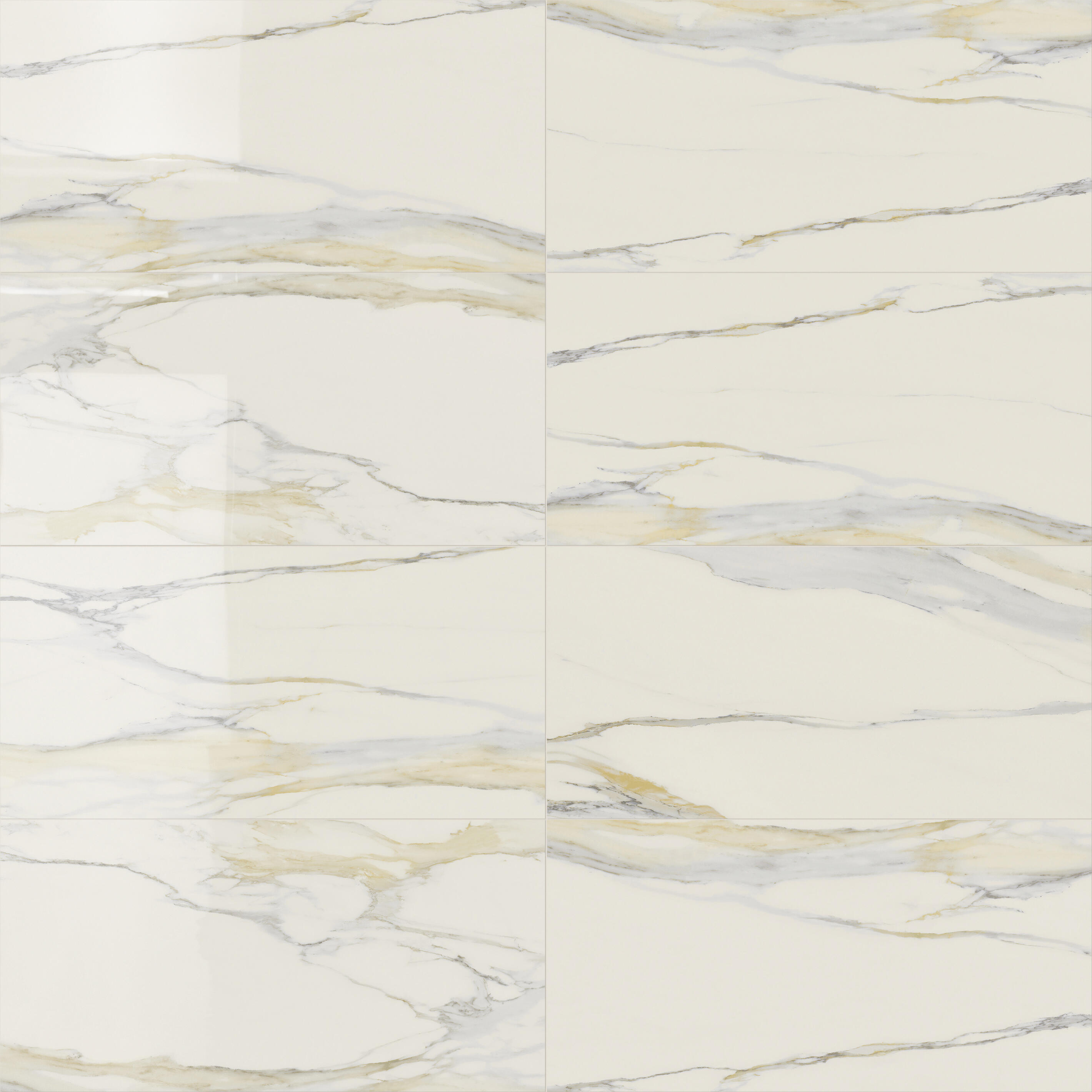 Carrelage sol effet marbre doré Verona brillant l.60 x L.120 cm - 11