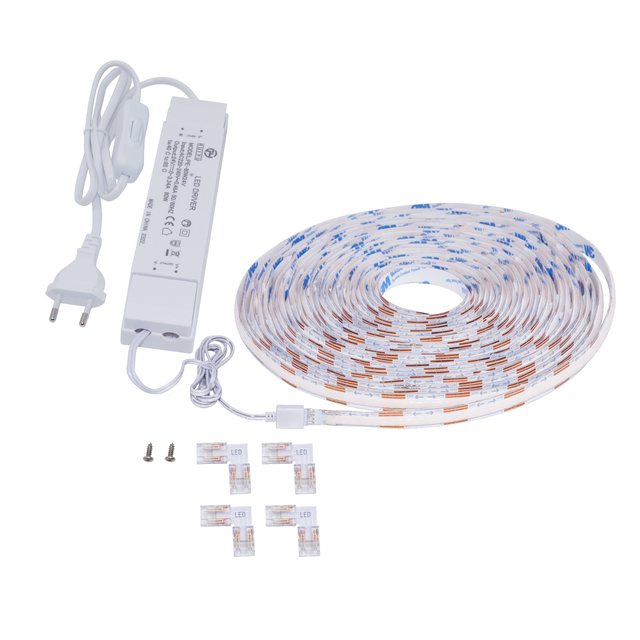 Kit striscia led Cutflexi COB technology CCT dimmerabile 10m luce bianco naturale INSPIRE