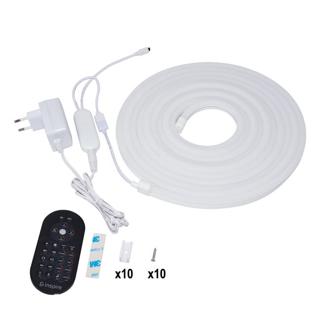 Striscia LED Neon Smart 2 Metri - RGB, Controllo App E Musica, Luci Ambiente - Foto 3