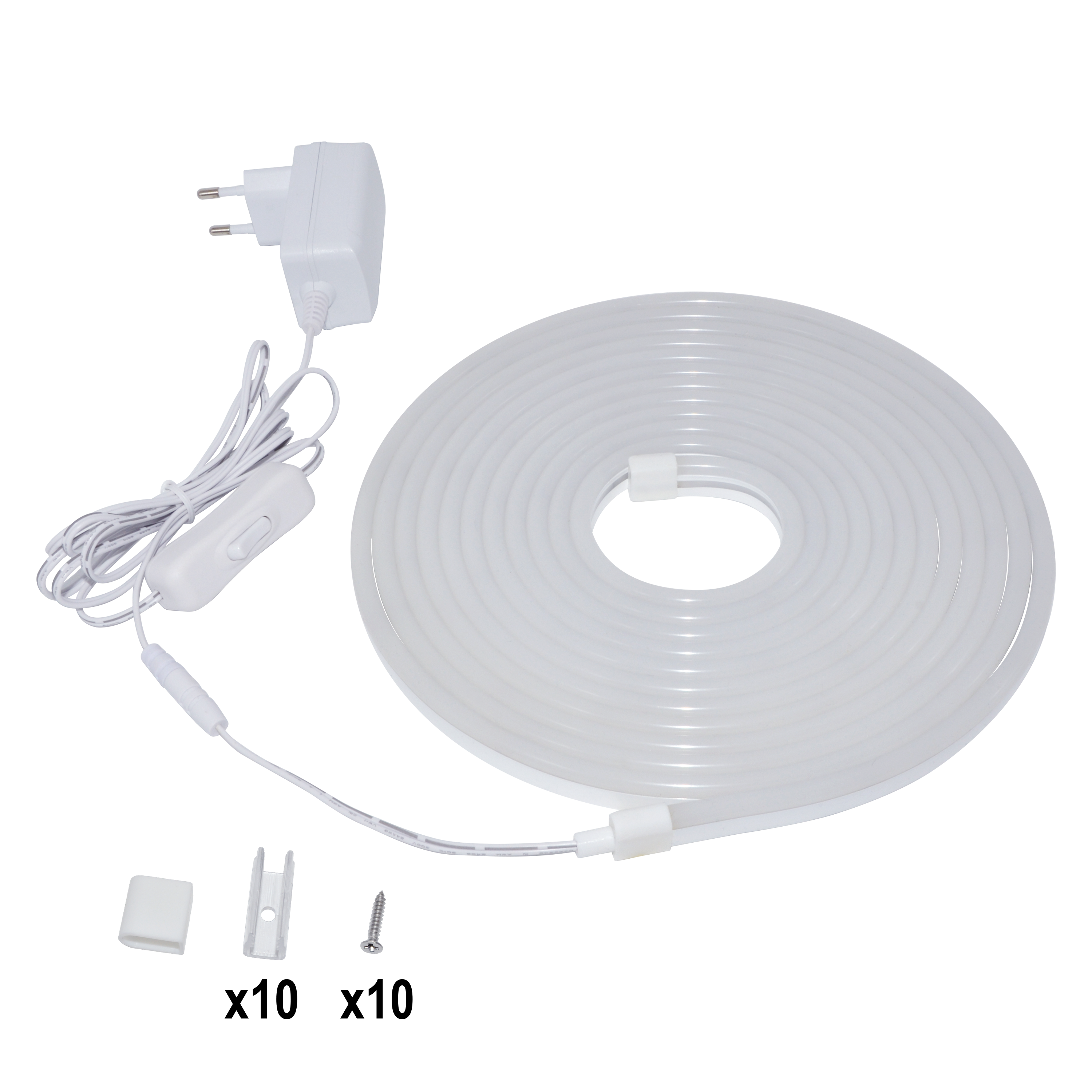Kit ruban LED Néon L.5m blanc neutre 4000 Kelvins, Tiopi INSPIRE - 6