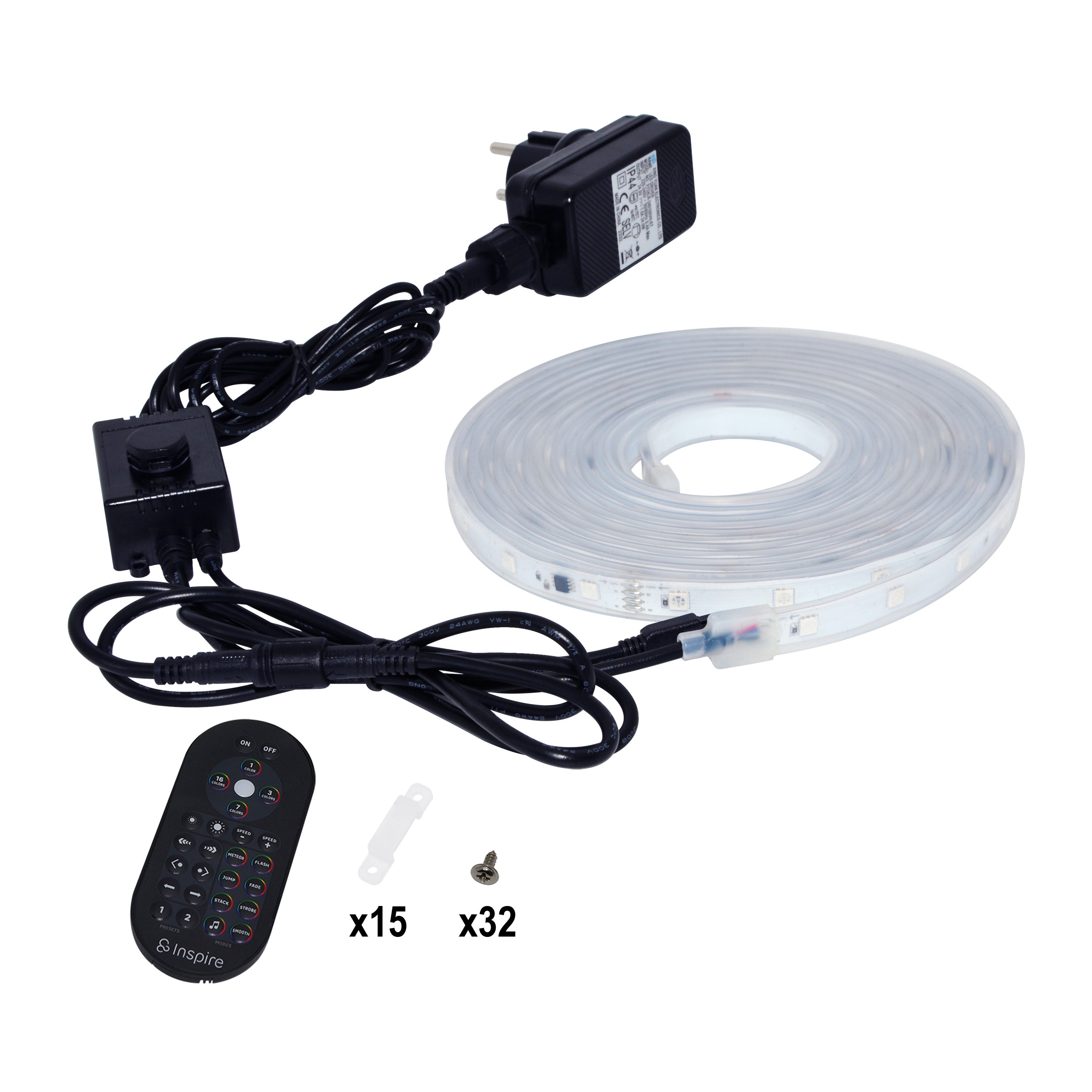 Taśma LED Ribbon RGB Seba 5 m IP44/IP65 Inspire - Leroy Merlin