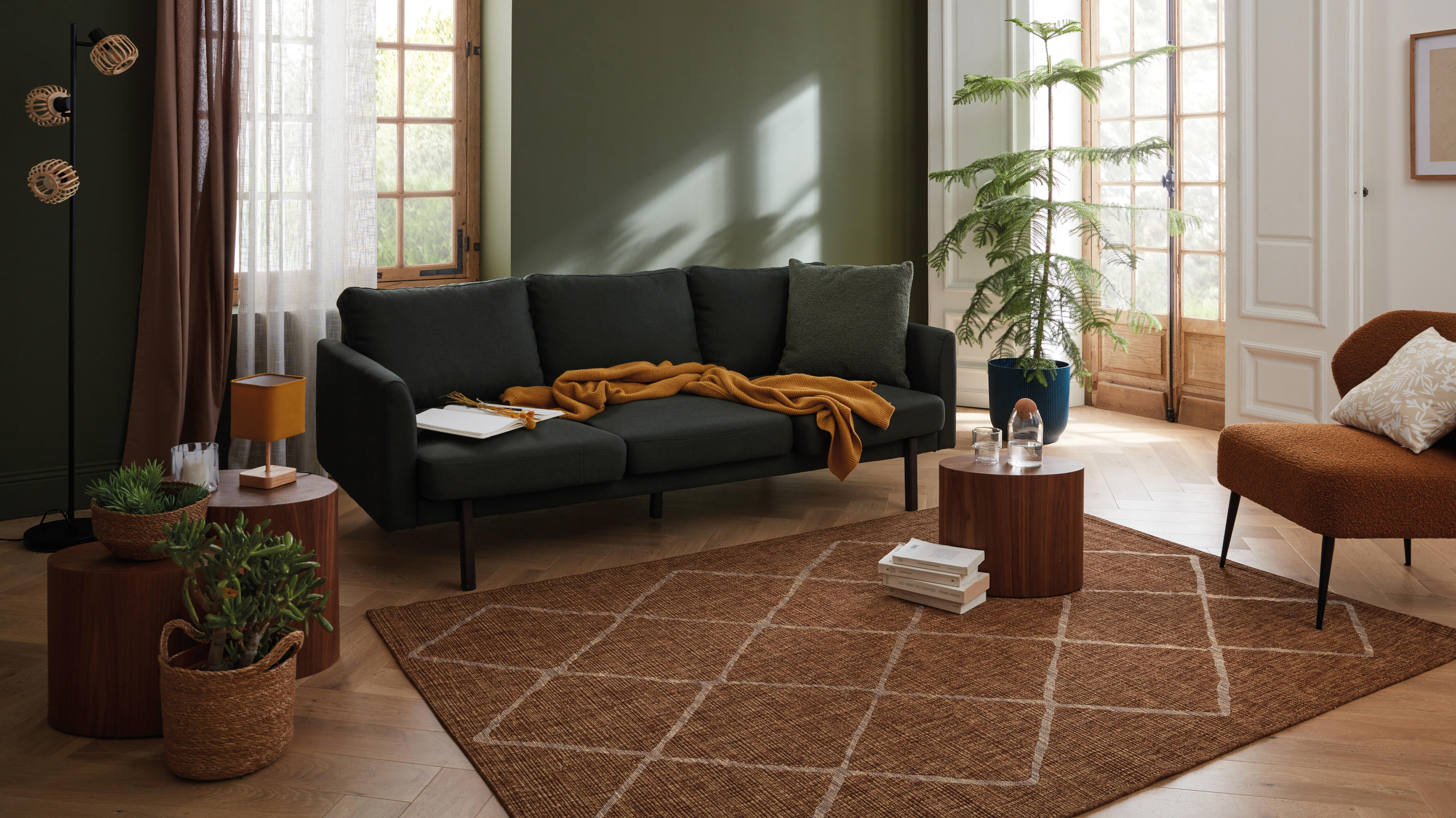 Cortinado ilhós Amina 300x280cm trench 6 Inspire - 7