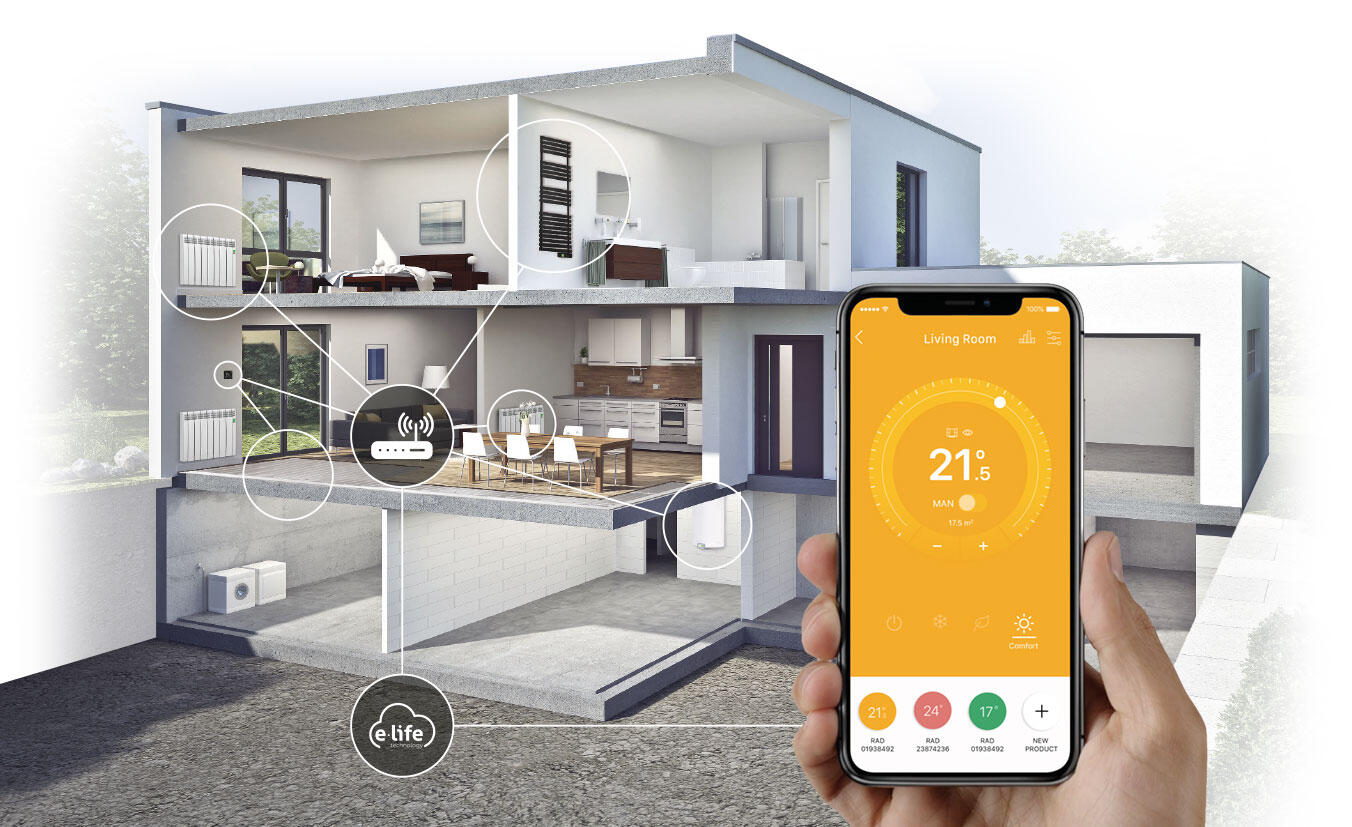 RADIATEUR ELECTRIQUE 100% CONNECTE SANS BOX OLYMPIA ROINTE - 1