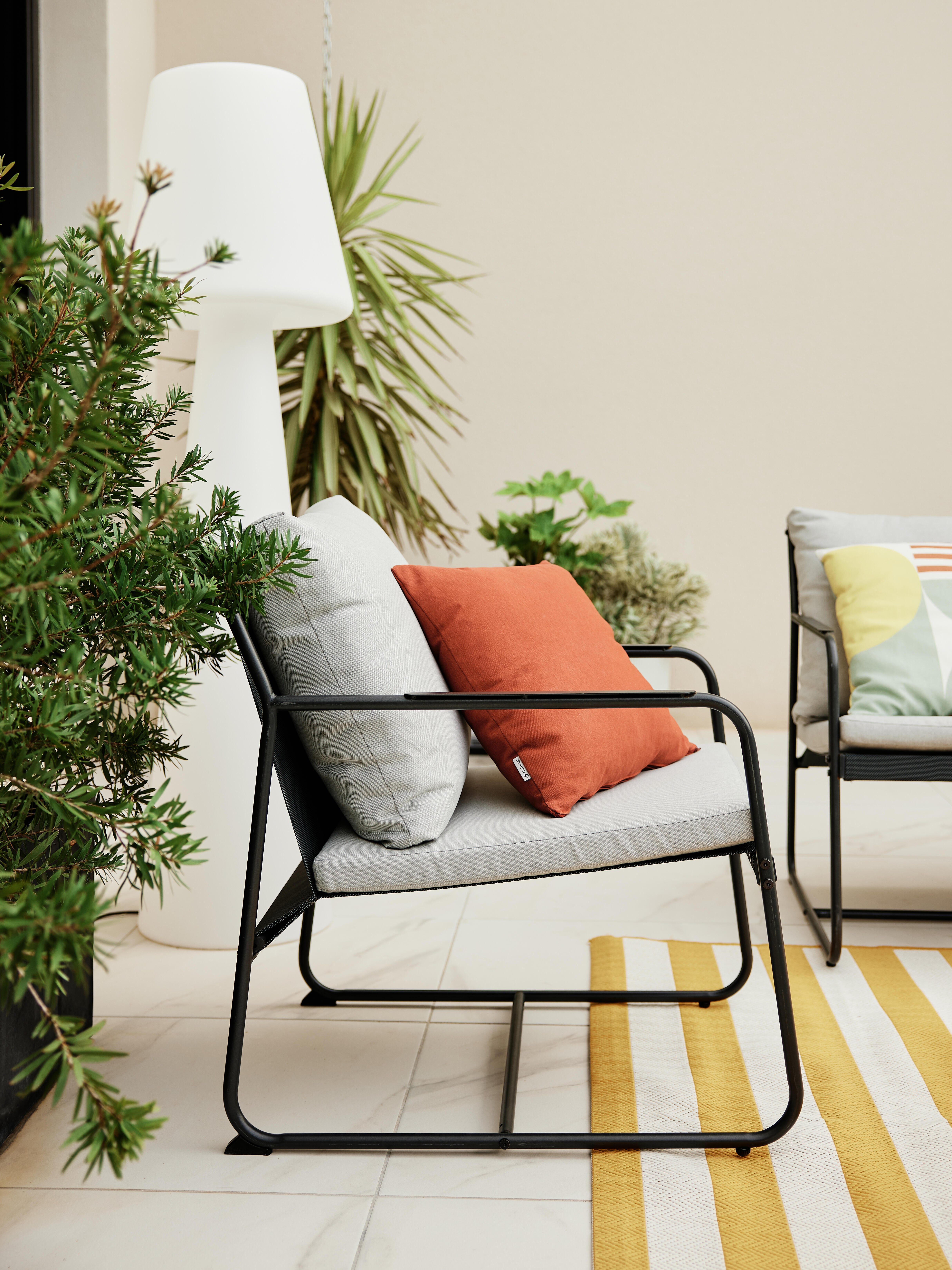 Salon bas en acier Fino NATERIAL, 4 personnes - 3