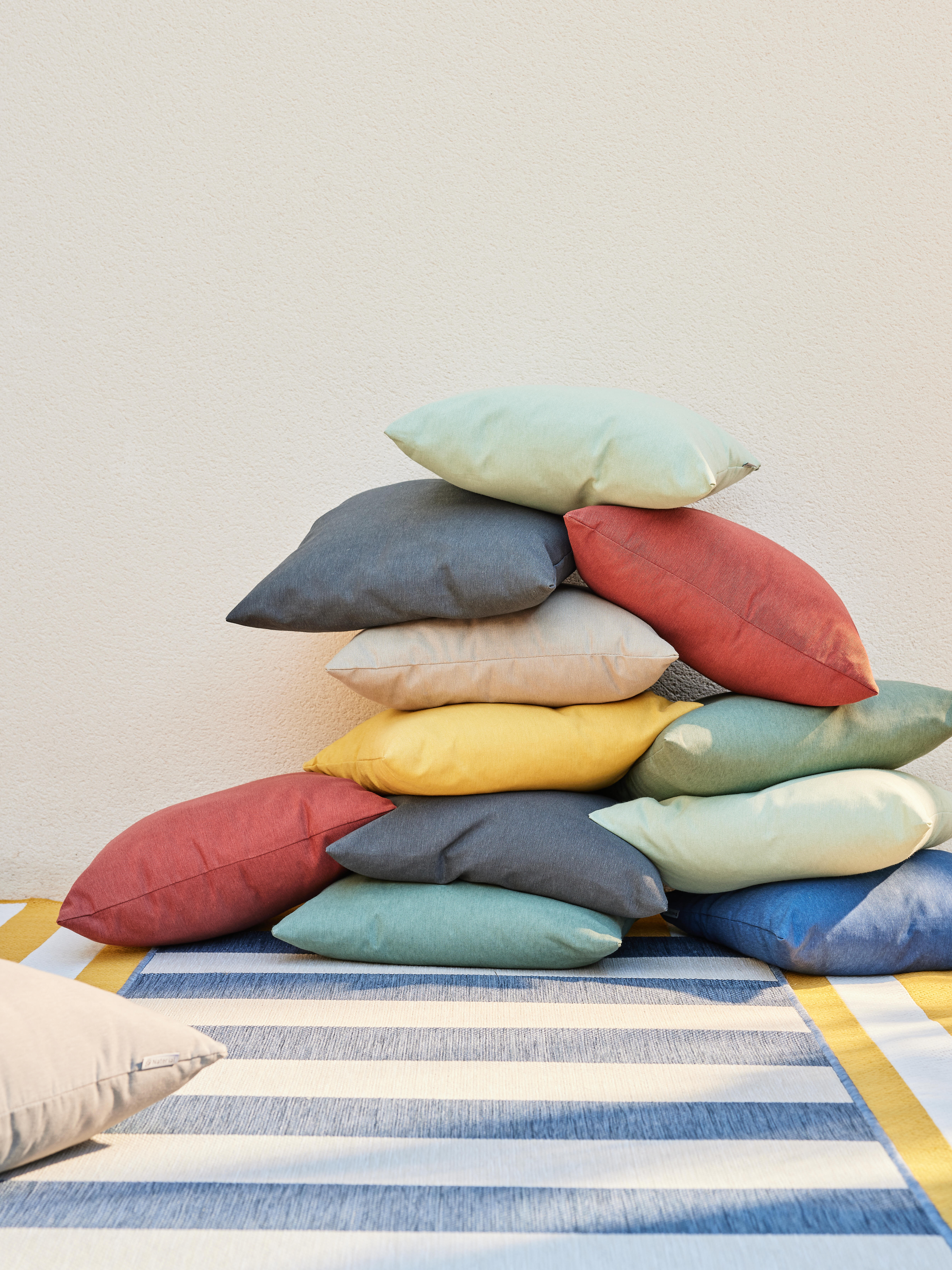 Almofada para exterior 40x40 cm verde Naterial - 12