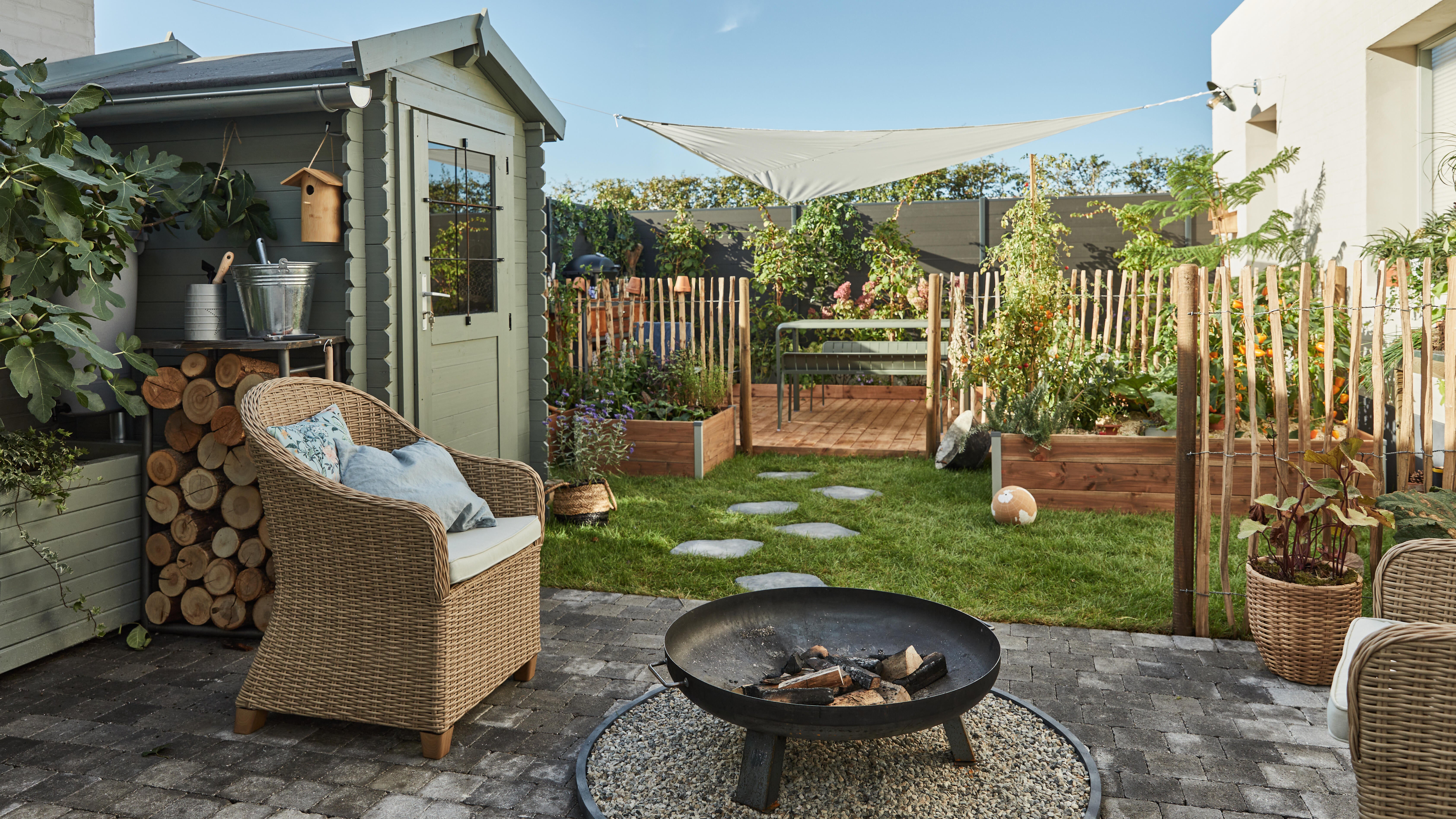 Conjunto de 2 cadeiras de refeição em rattan Naterial Medena - 4