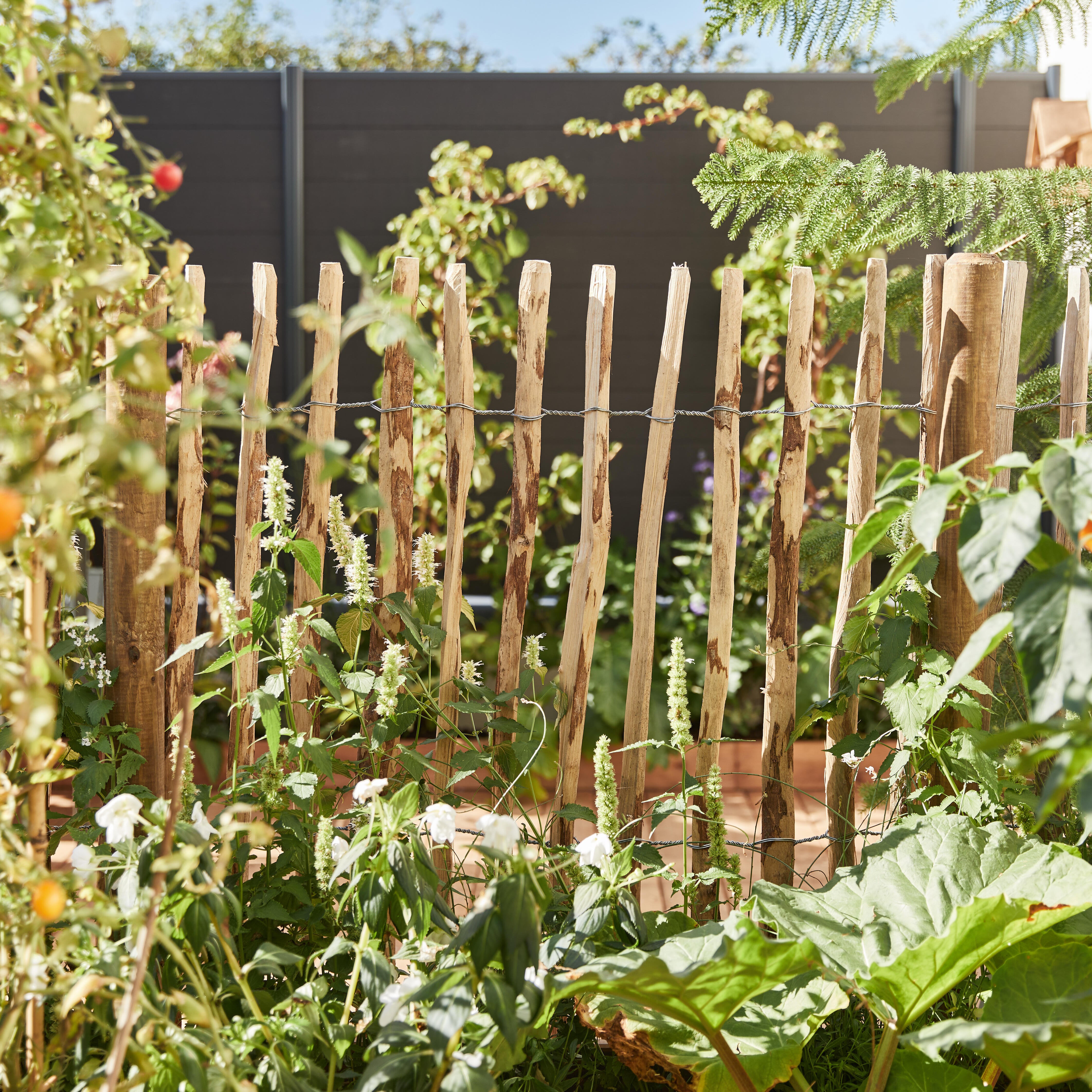 Profil de finition pour clôture KYTO anthracite, L. 176 cm - 2