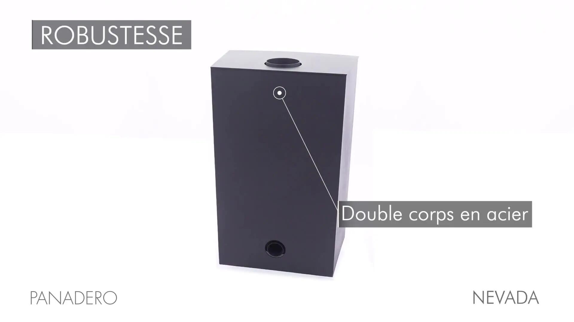 Poele a bois nevada ecodesign noir, PANADERO, 8.7 kW - 4