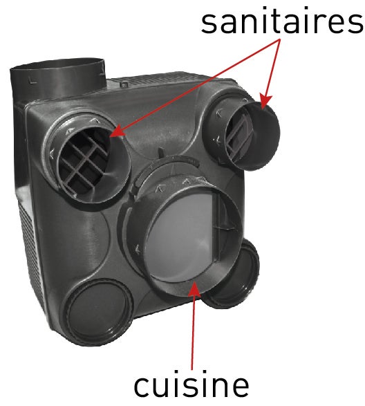 Kit VMC simple flux autoréglable S&P Luna-s 3 - 6
