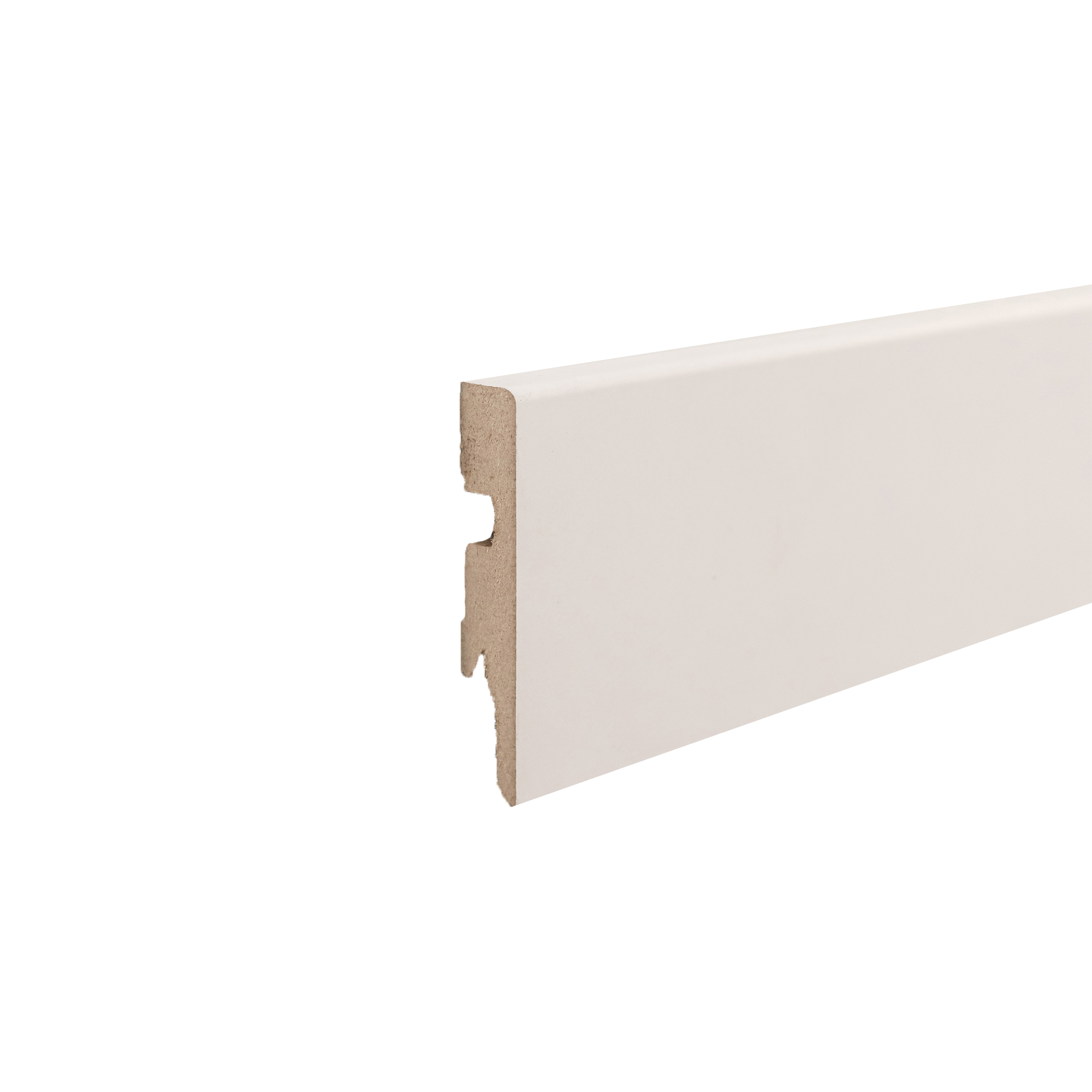 Plinthe mdf carrée, blanche, H. 7.8 x L. 2.4 m, Ep.14 mm ARTENS - 4
