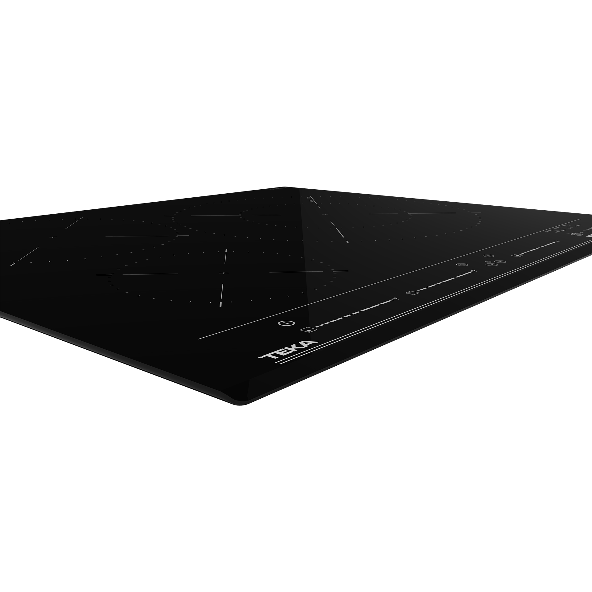 Placa de inducción TEKA MESTREPAELLER IZC 63320 MSS BK con 3 zonas de cocción zona grande de 30cm 7200 W negro 60cm - 5