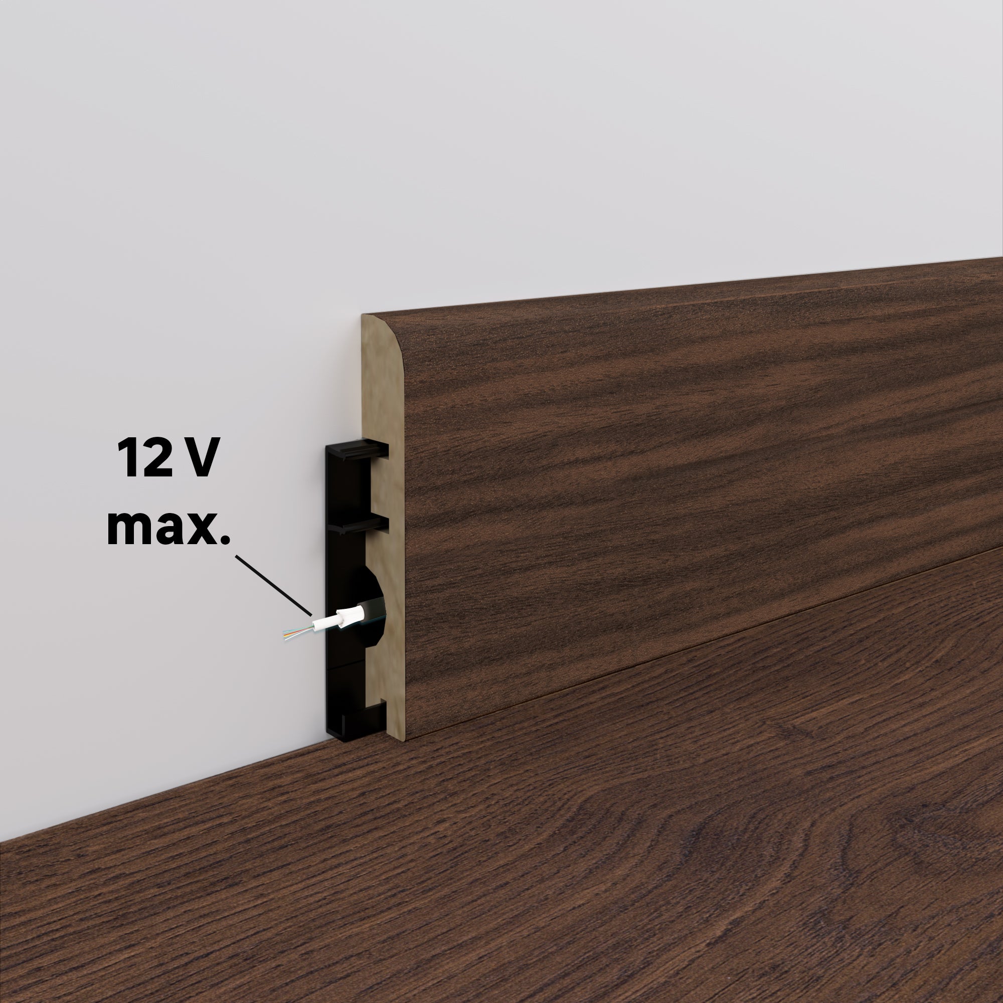 Plinthe mdf, décor 760, H. 7.8, Ep.14 mm ARTENS - 2