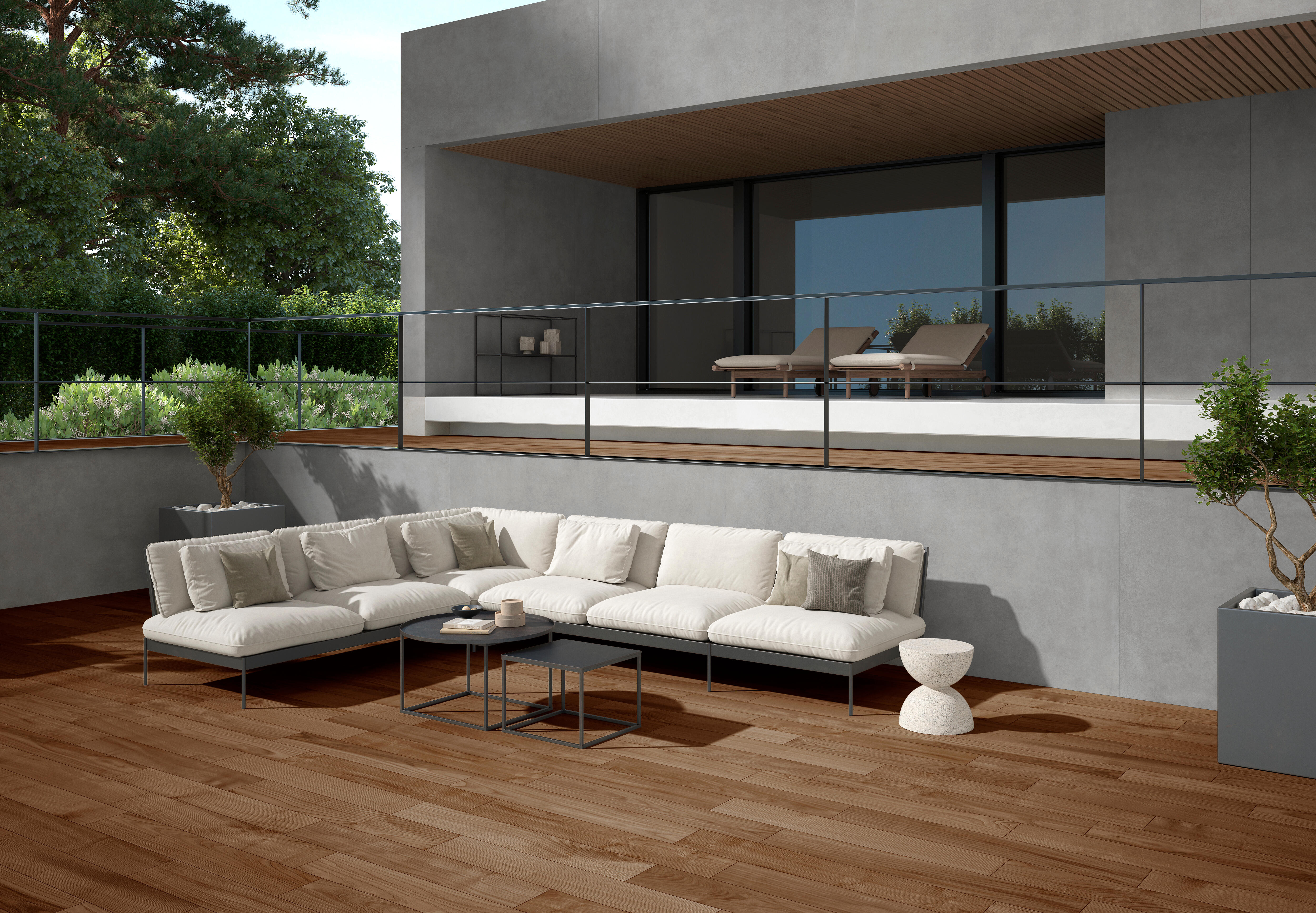 Suelo porcelánico chestwood efecto madera cherry 20x120 cm c3