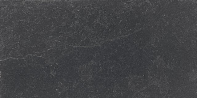 Suelo porcelánico Slate efecto piedra negro 60x120 cm C3
