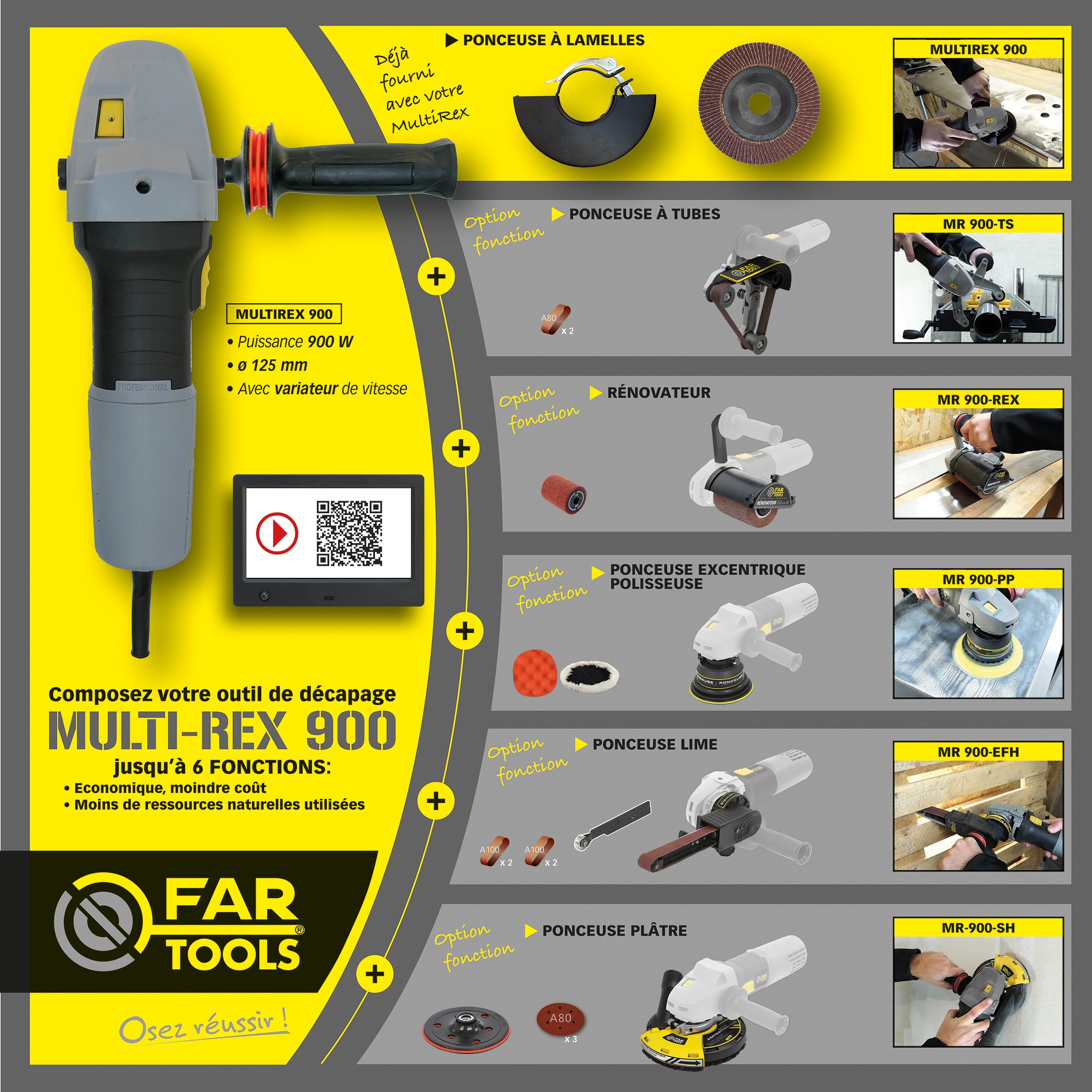 Tête Ponçage Plâtre Pour MULTI-REX900 150mm | Bricoman - 7