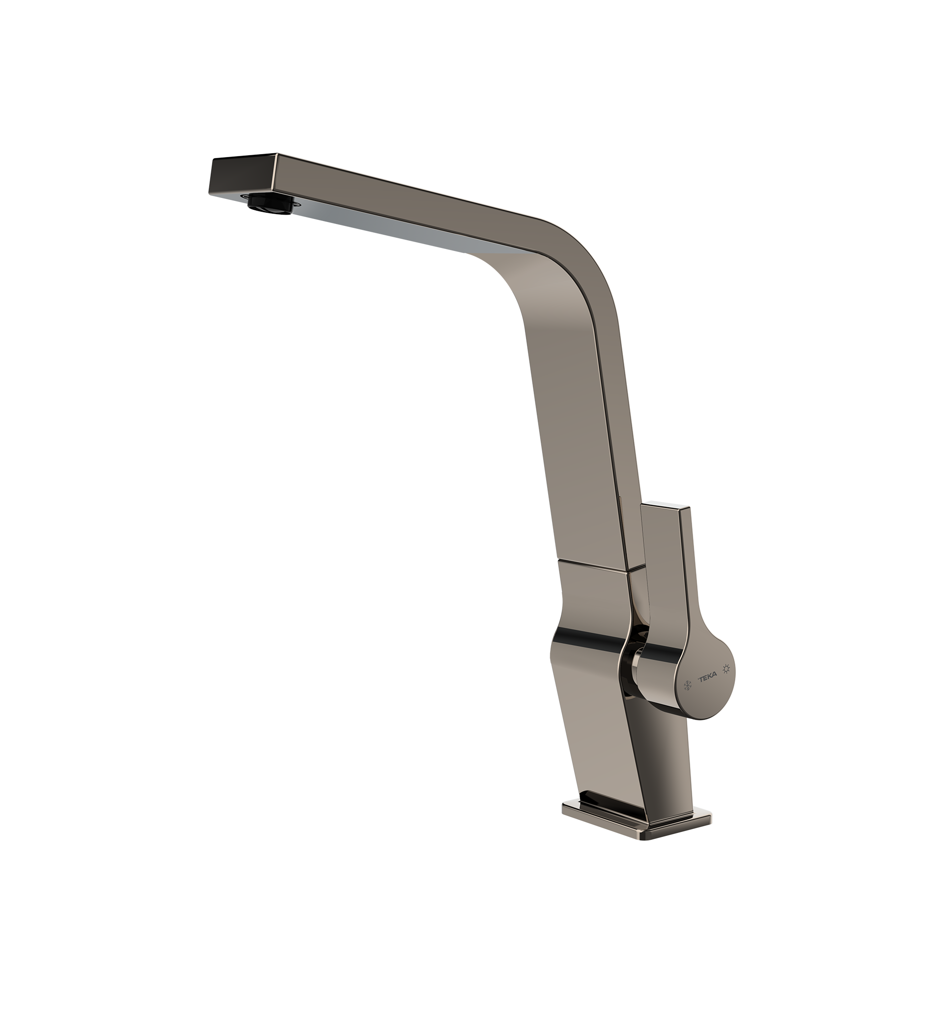 Grifo de cocina teka icc 915 titanio metallic edition en gris