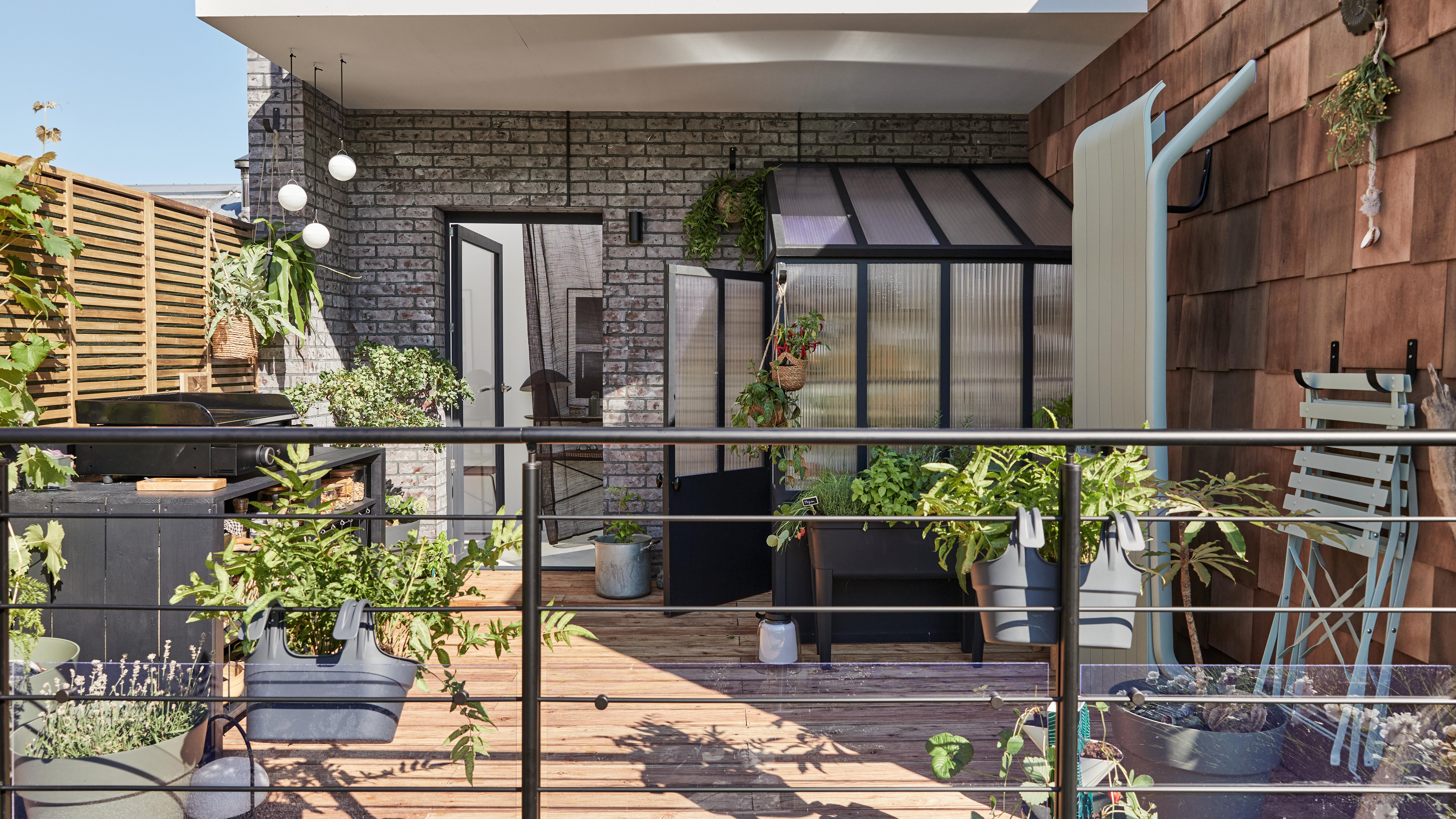 Cadeira de metal NATERIAL FLORA ANTRACITE - 19