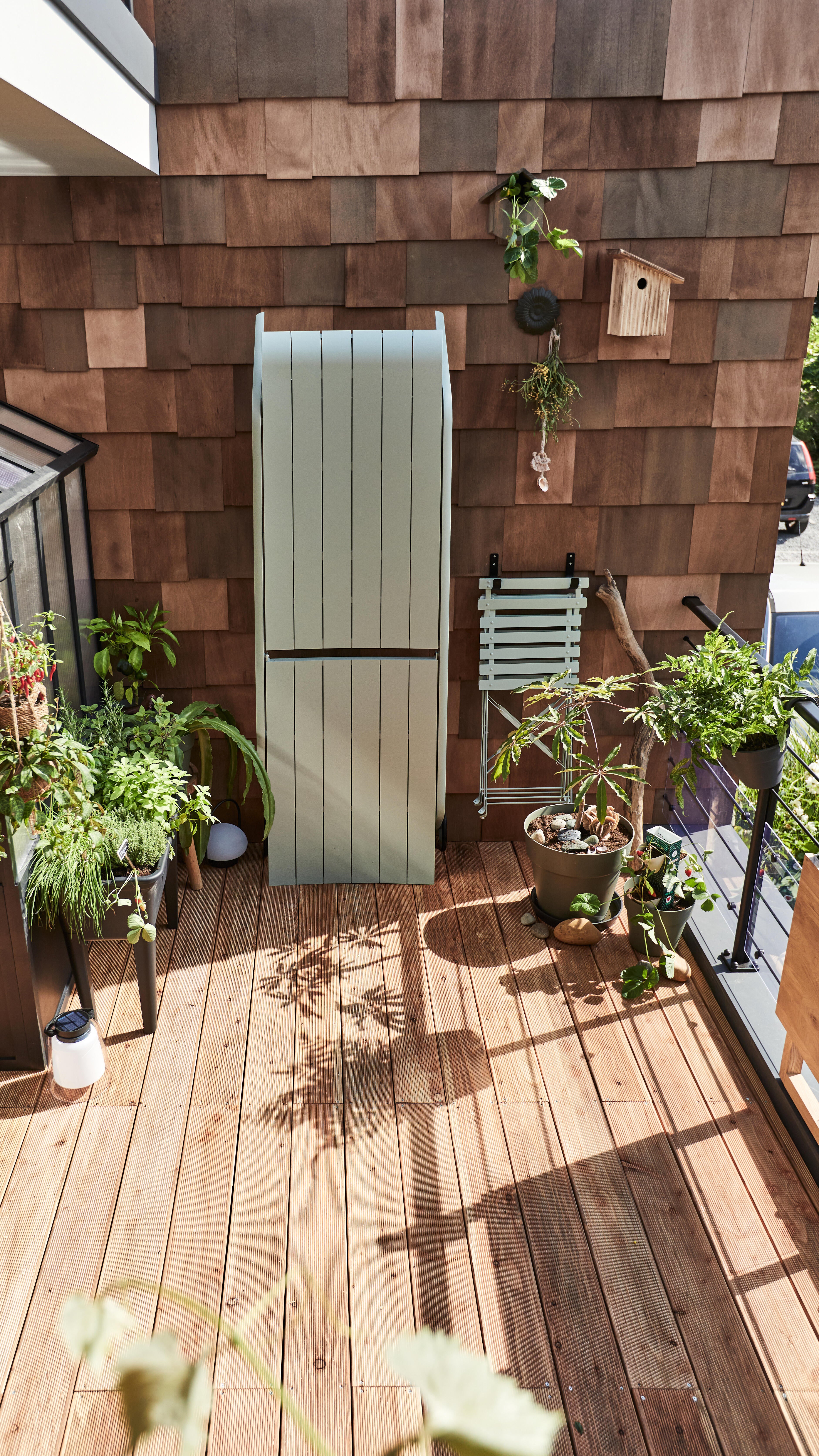 Cadeira de metal NATERIAL FLORA ANTRACITE - 17