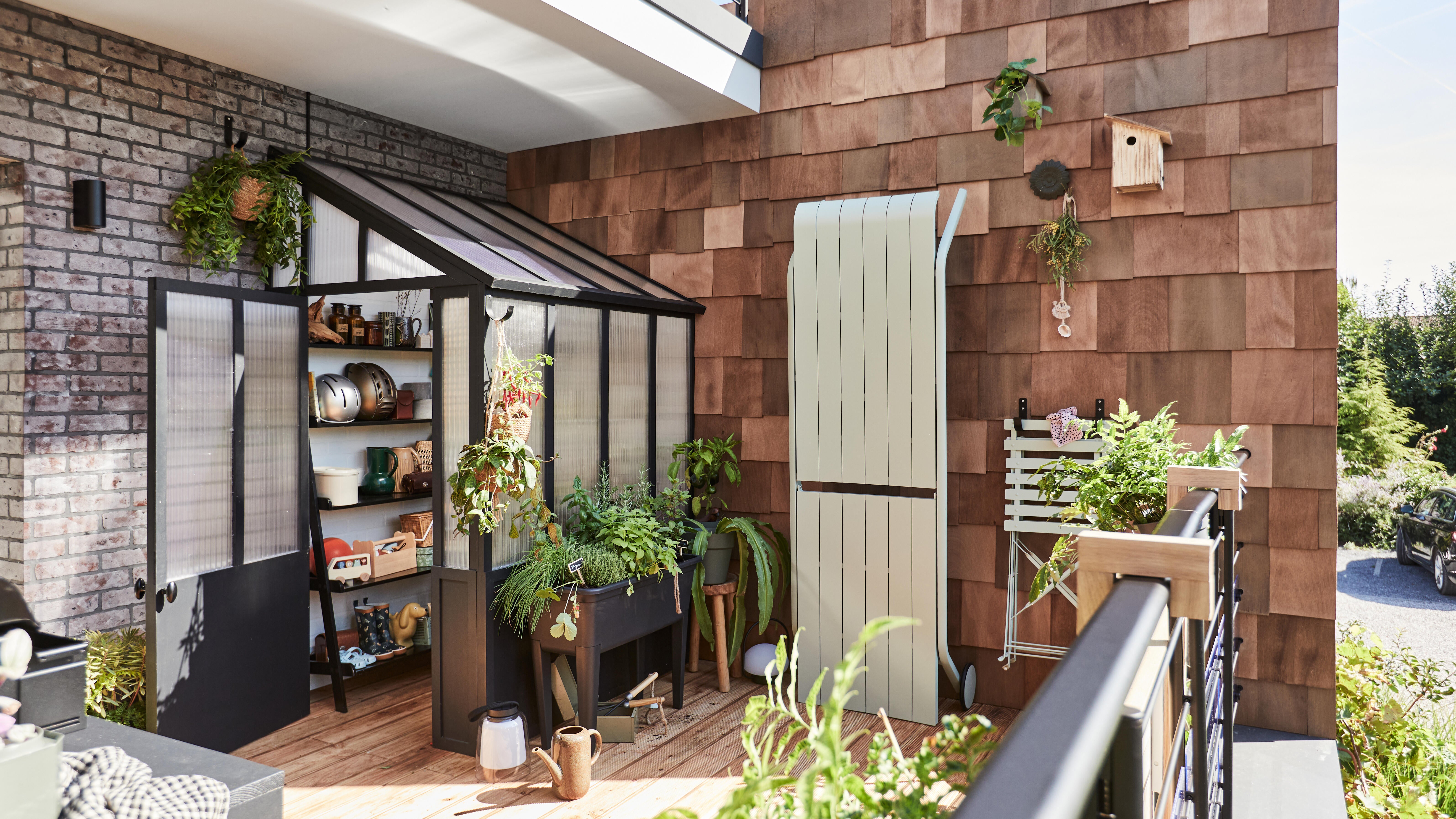 Cadeira de metal NATERIAL FLORA ANTRACITE - 16