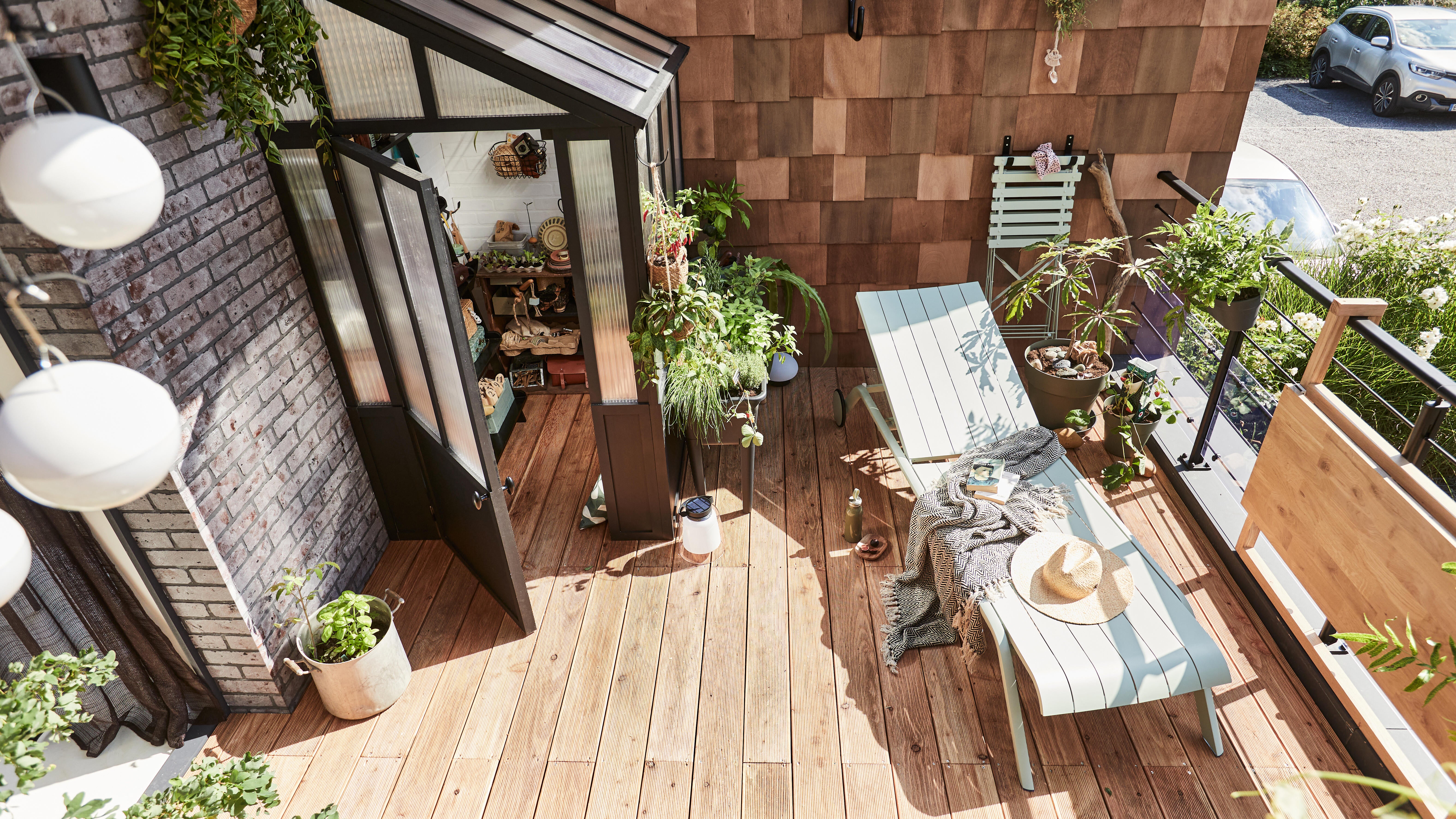 Cadeira de metal NATERIAL FLORA ANTRACITE - 15