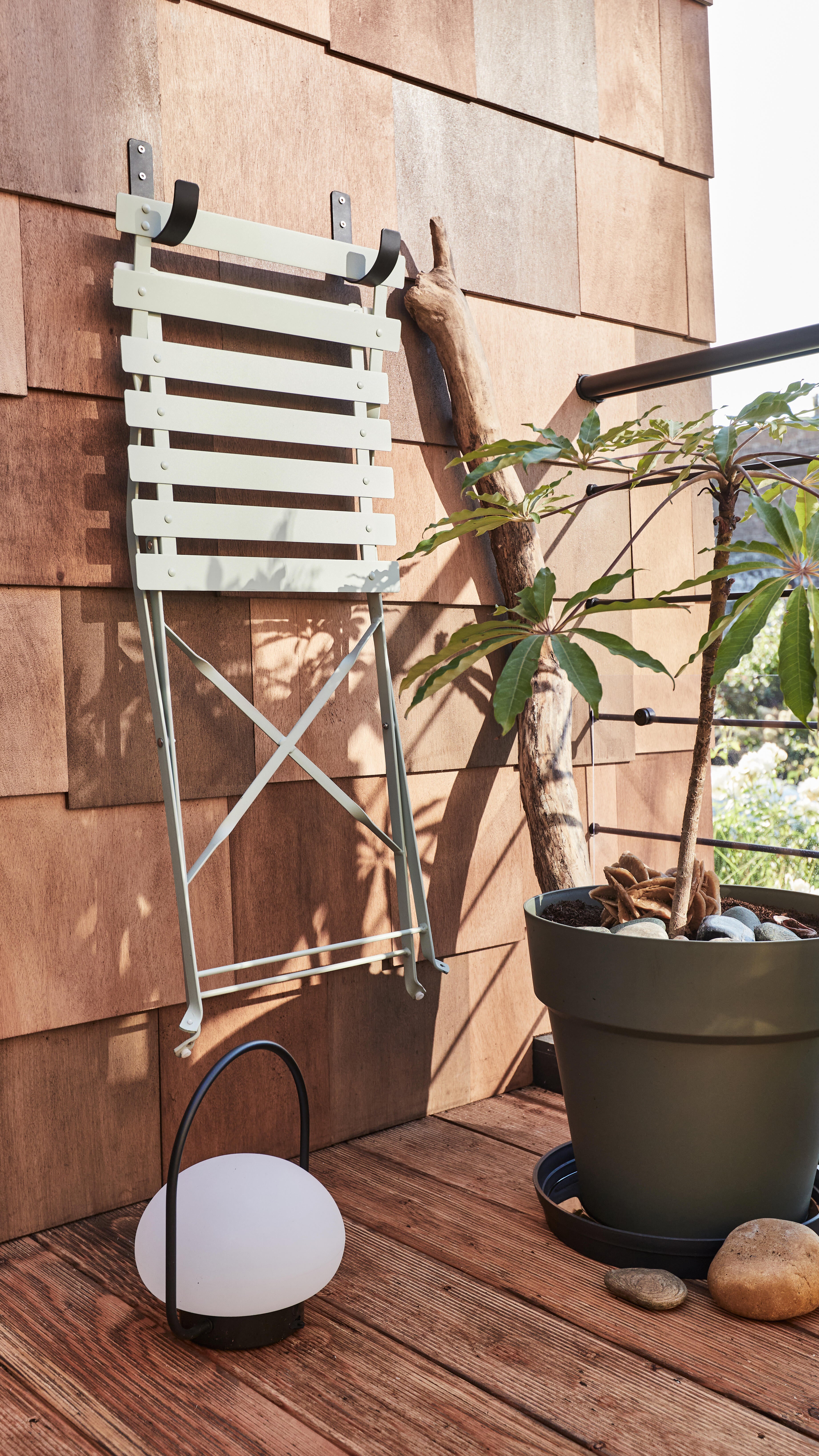 Cadeira de metal NATERIAL FLORA ANTRACITE - 13