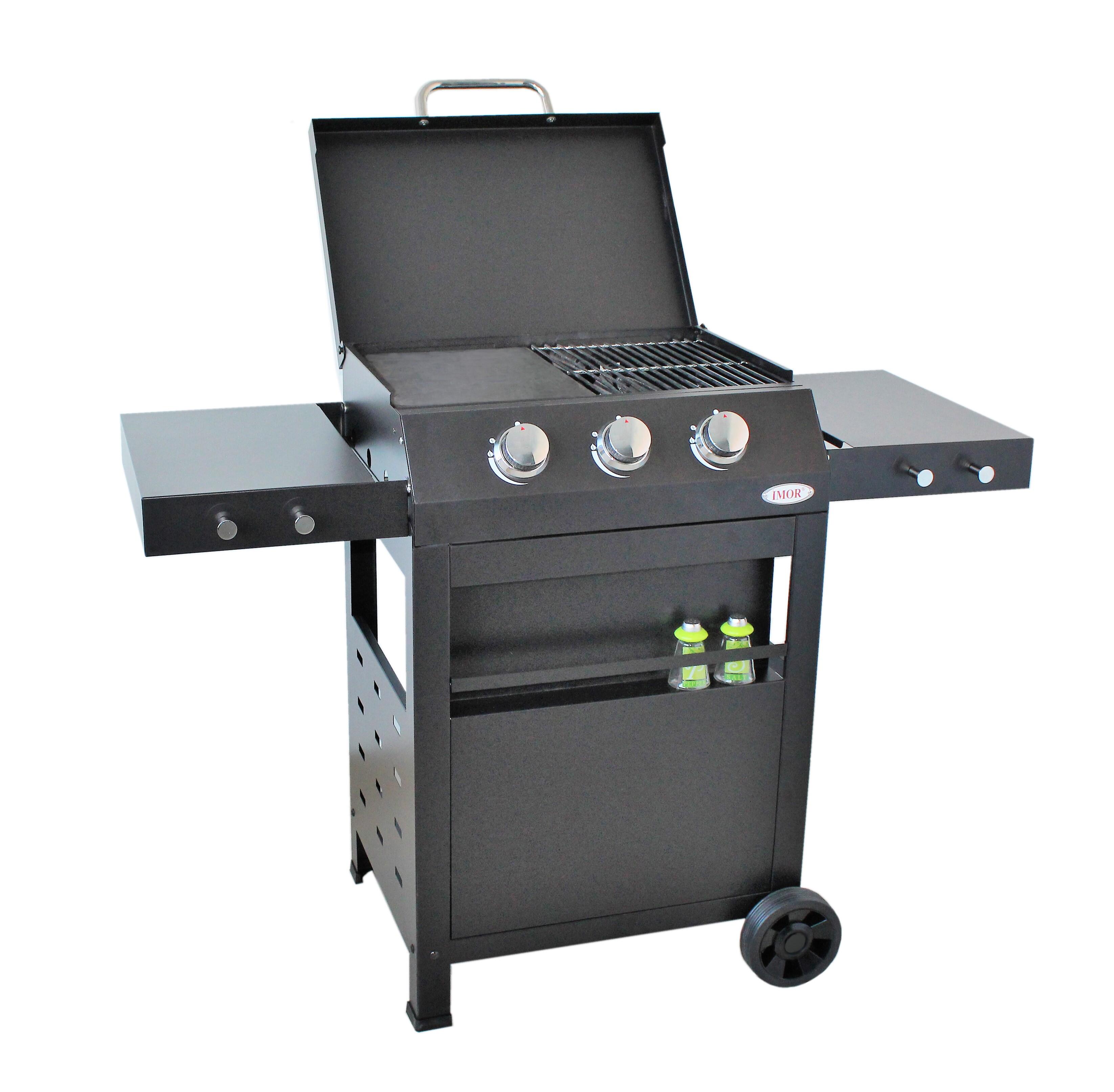 Barbacoa de gas imor belice de 3 quemadores y 8.5 kw de potencia