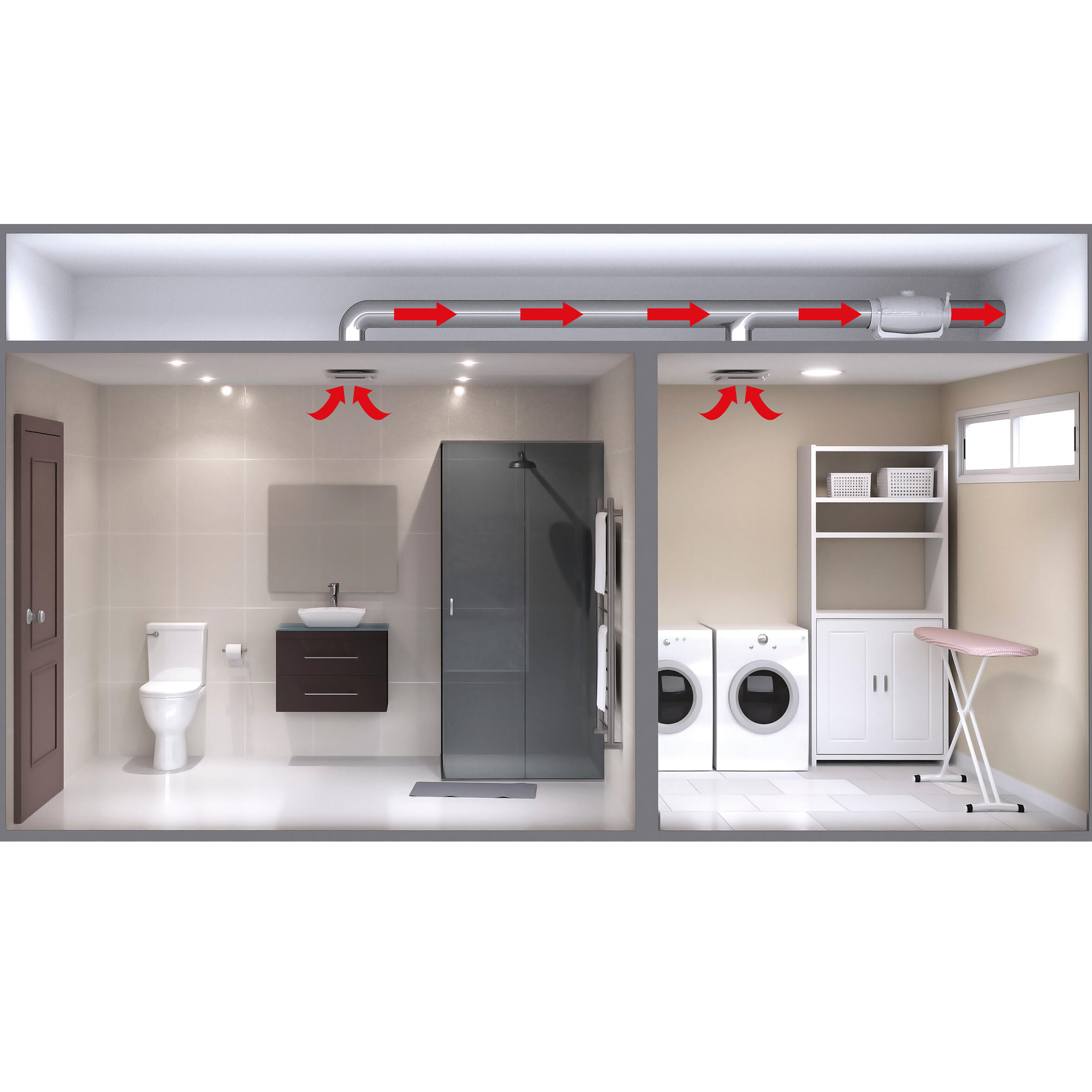 pas cher aérateur s&p silencieux ventilateur sdb salle de bains - 1
