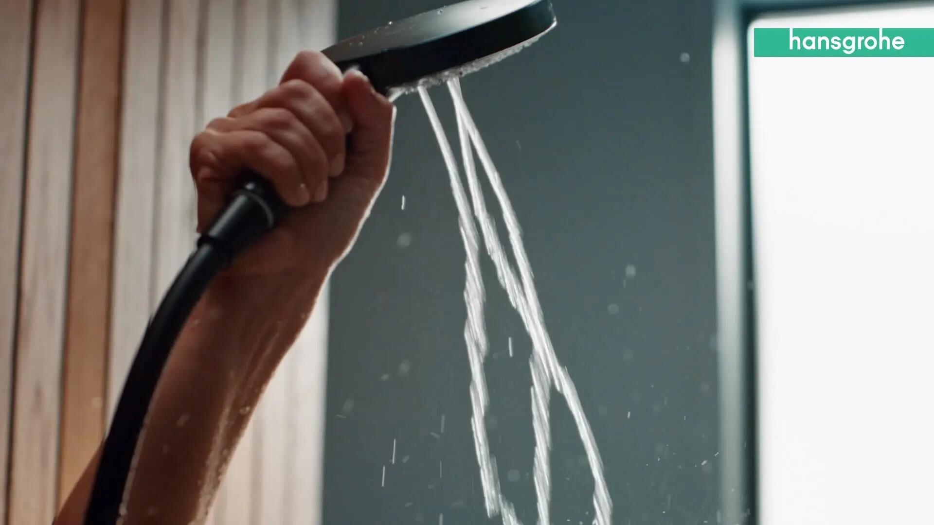 Pommeau de douche noir 3 jets Pulsify eco HANSGROHE - 6