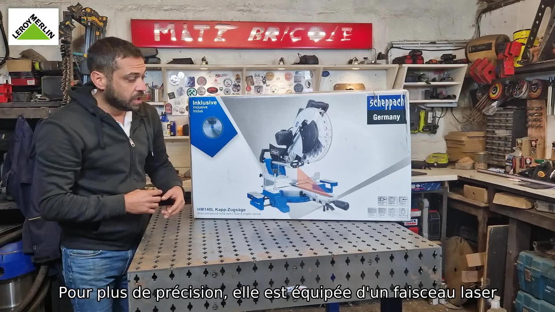 scie à onglet UGC consommateur avis SCHEPPACH