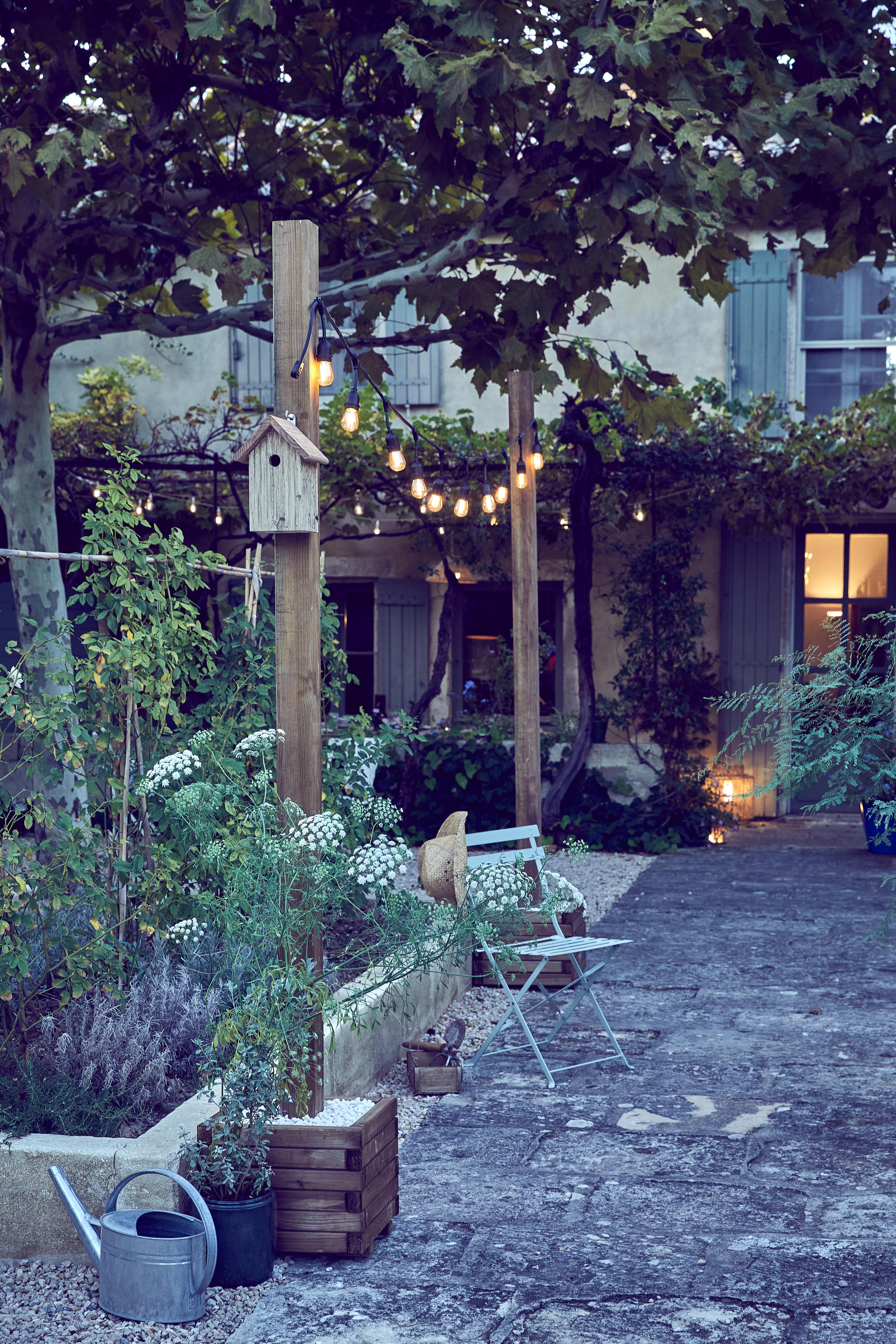 Chaise de jardin NATERIAL Flora en acier crème - 6