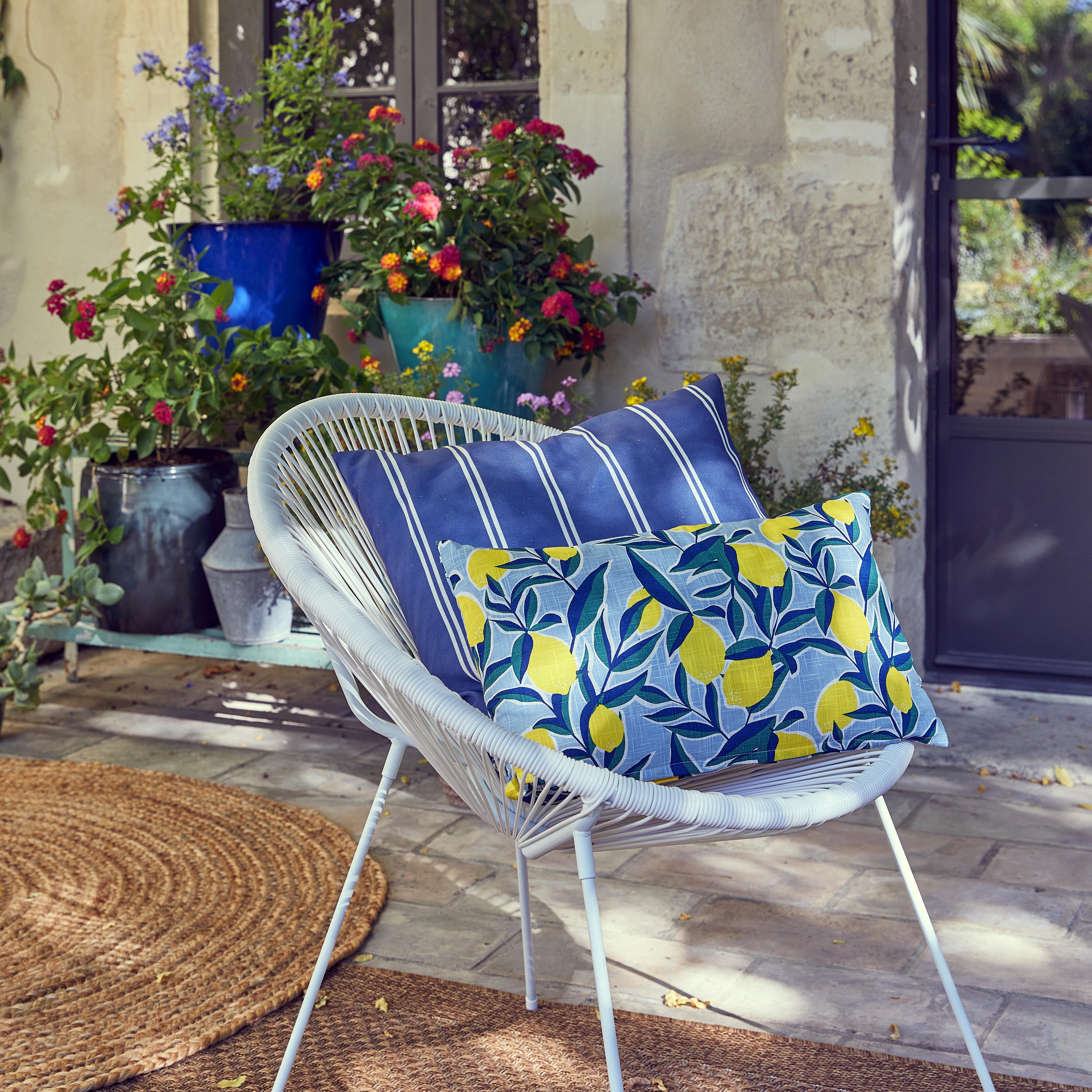 Tapete redondo juta Inspire Nils D150cm natural - 12