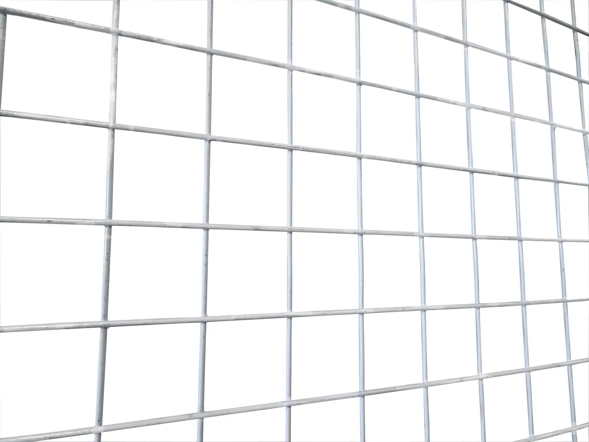 Panneau treillis métal blanc, maille 50mm, H.120cm x l.60cm, Ideal Garden - 4