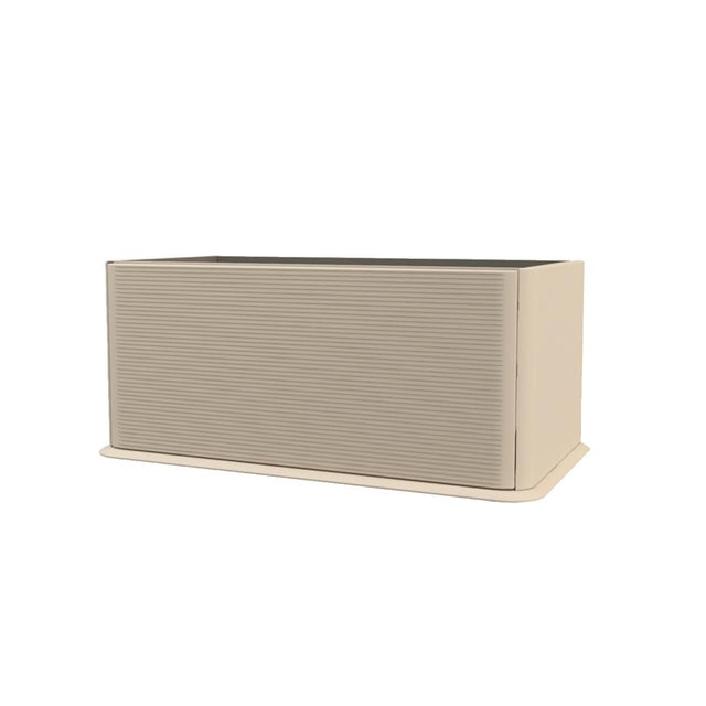 Mobile da bagno sospeso sotto lavabo L 98 x H 42 x P 50 cm beige laccato opaco, 1 cassetto BADEN HAUS Bohemia
