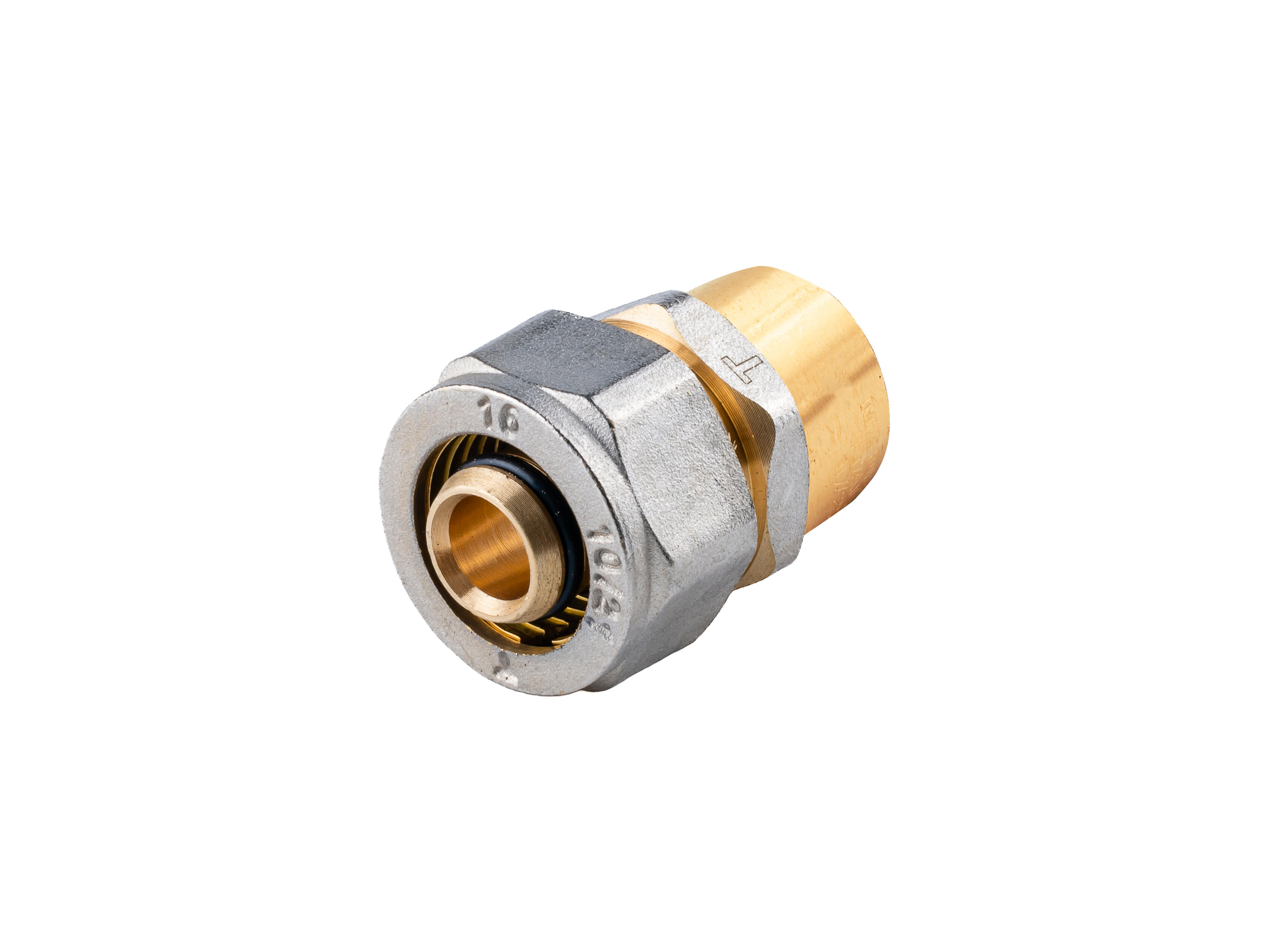 Adaptador cobre compresión ø16-15
