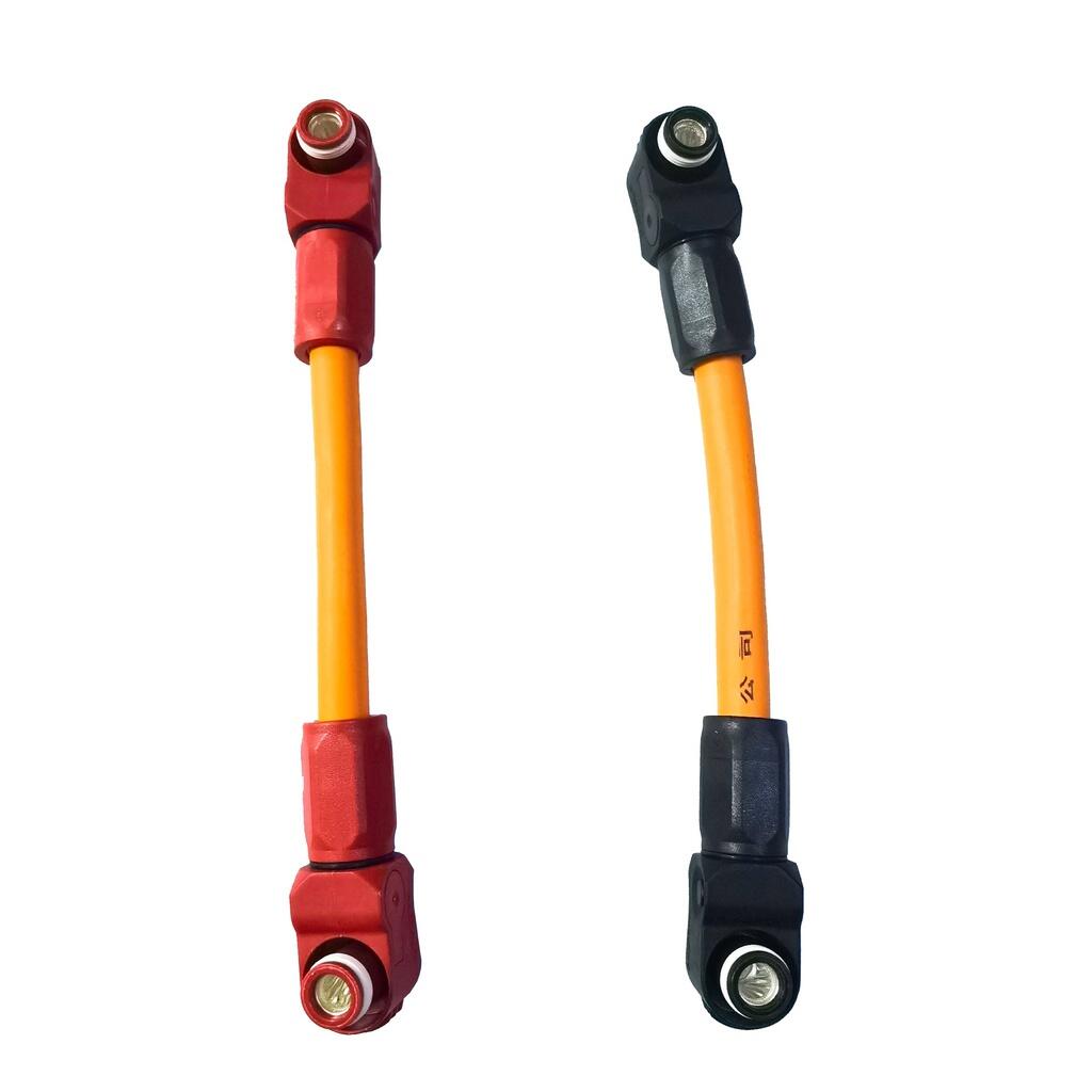 Cables interconexión dc-5000/lv batería-batería negro y rojo 30cm