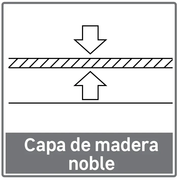 capa de madera noble - 1
