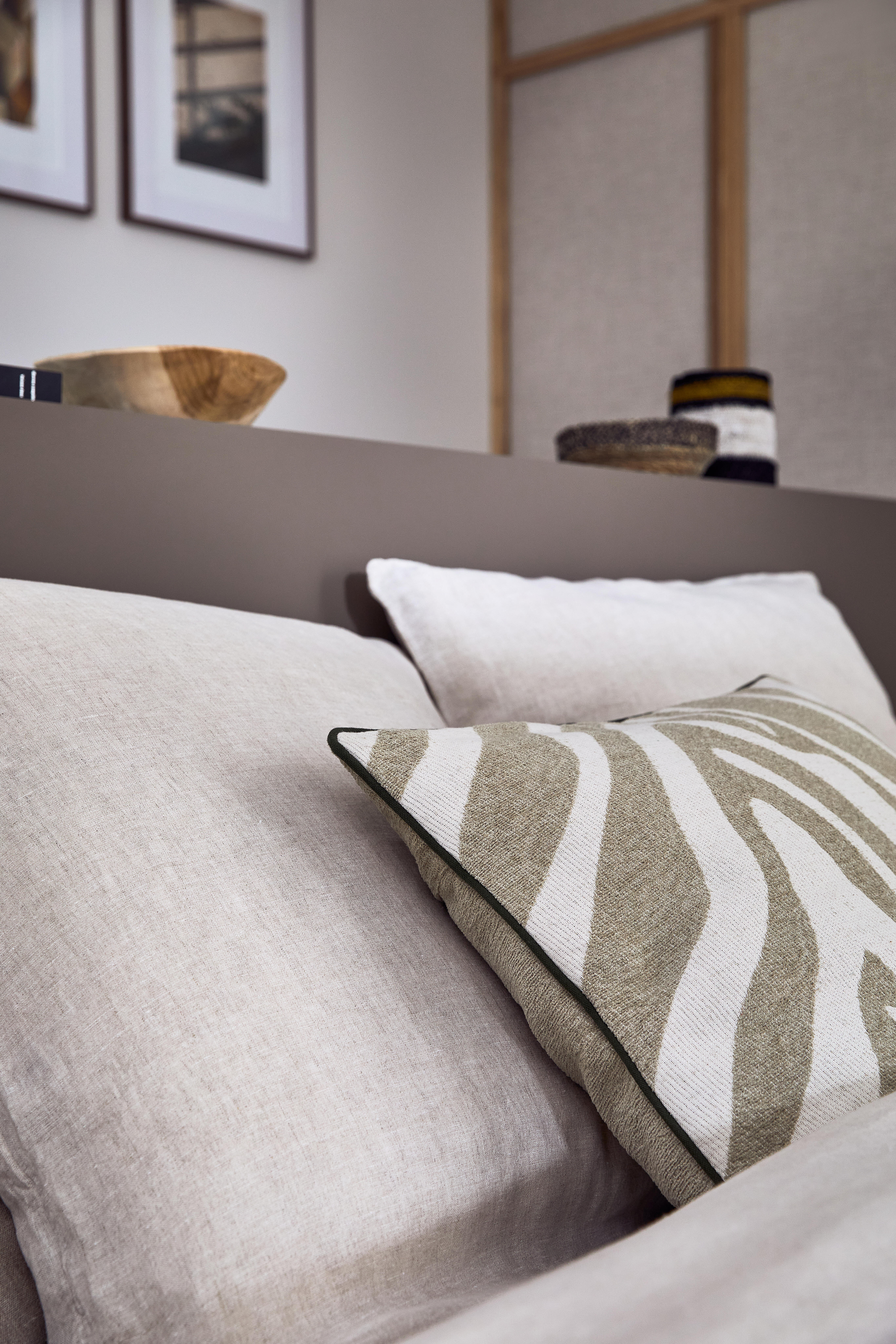 Coussin Pablo, écru l.50 x L.50 cm INSPIRE - 8