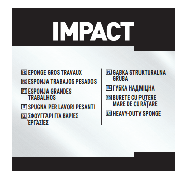 Esponja IMPACT TRABALHOS DIFÍCEIS - 3