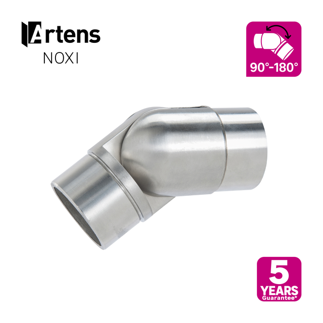Unione Corrimano ARTENS in inox L 9.6 x H 4.2 cm