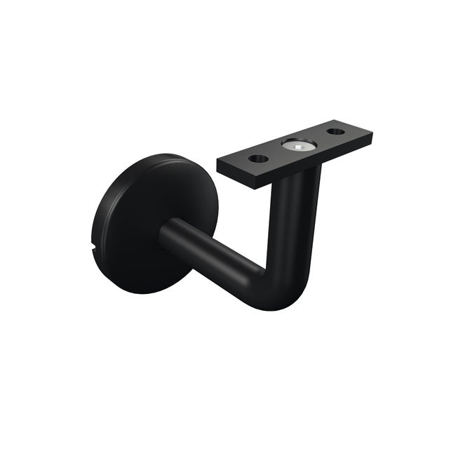 Fixation murale de main courante aluminium noir Alya ARTENS