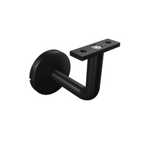 Fixation murale de main courante aluminium noir Alya ARTENS