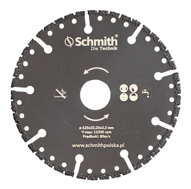Tarcza diamentowa uniwersalna 125 x 22.2 mm