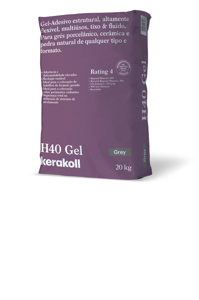 Cimento cola H40 gel cinza 20kg
