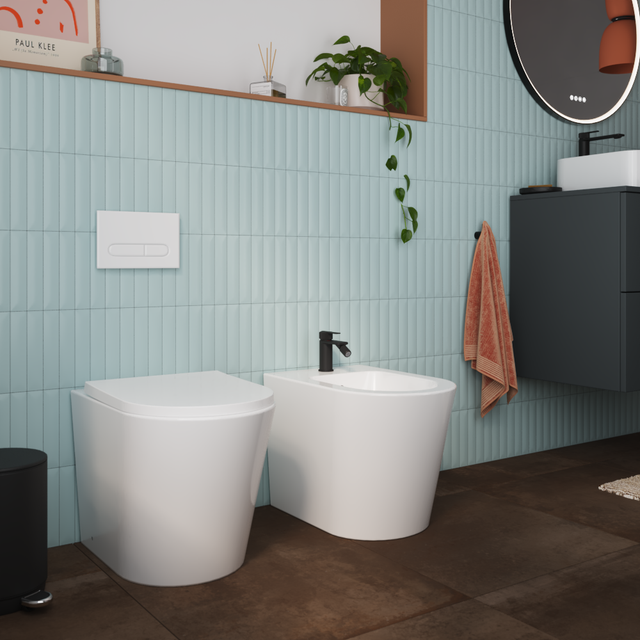 Bidet porcelaine blanc à poser, Neo