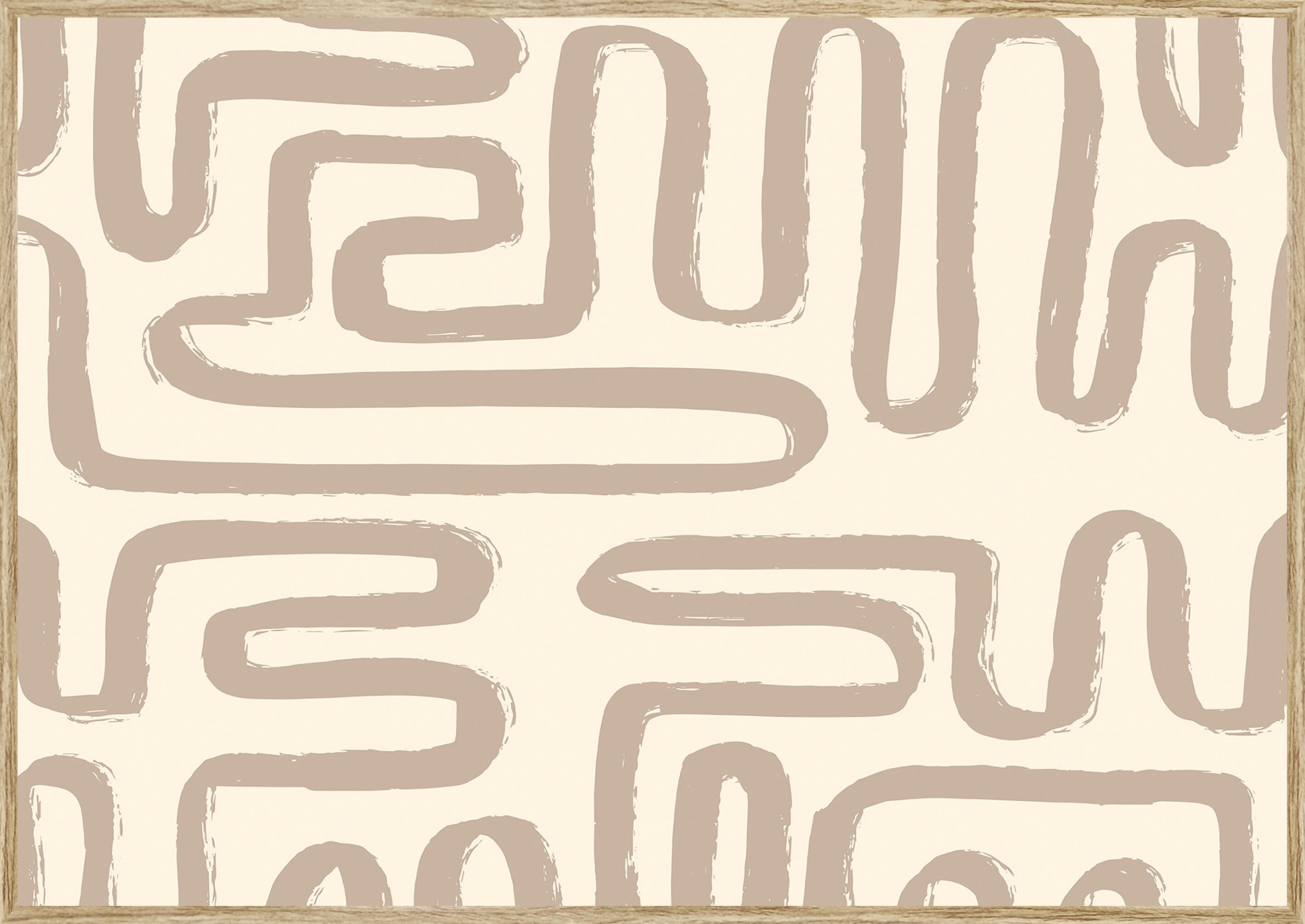 Tapa contador decorativa cotton print geo 35x50 cm