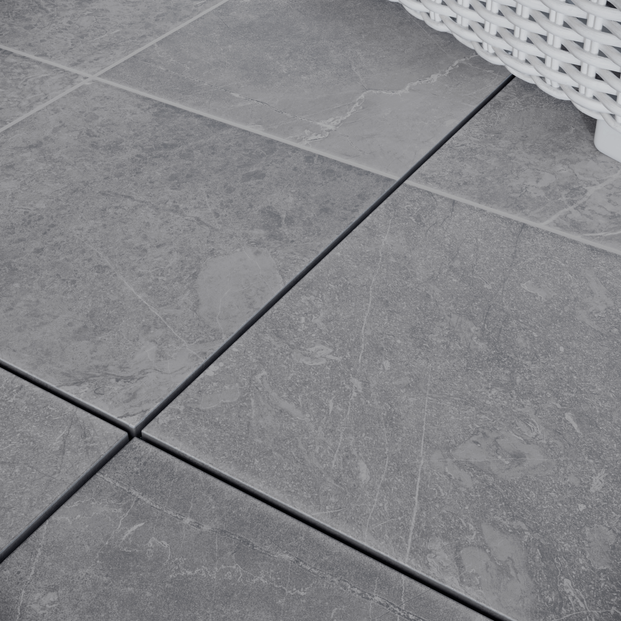 Suelo porcelánico b stone efecto piedra grey 60.5x60.5x2 cm c3 artens