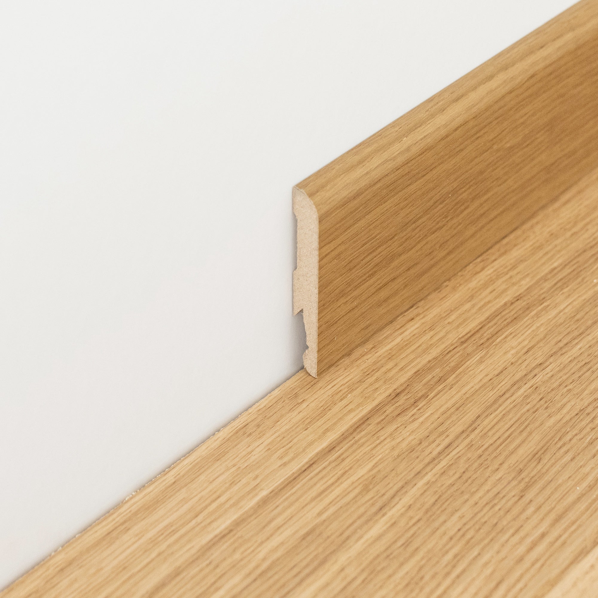 Plinthe mdf, plaquée chêne blond, H. 7.8, Ep.14 mm ARTENS - 2