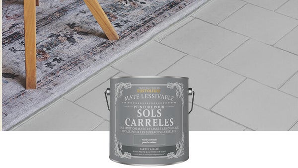 Peinture mate pour Sols Carrelés