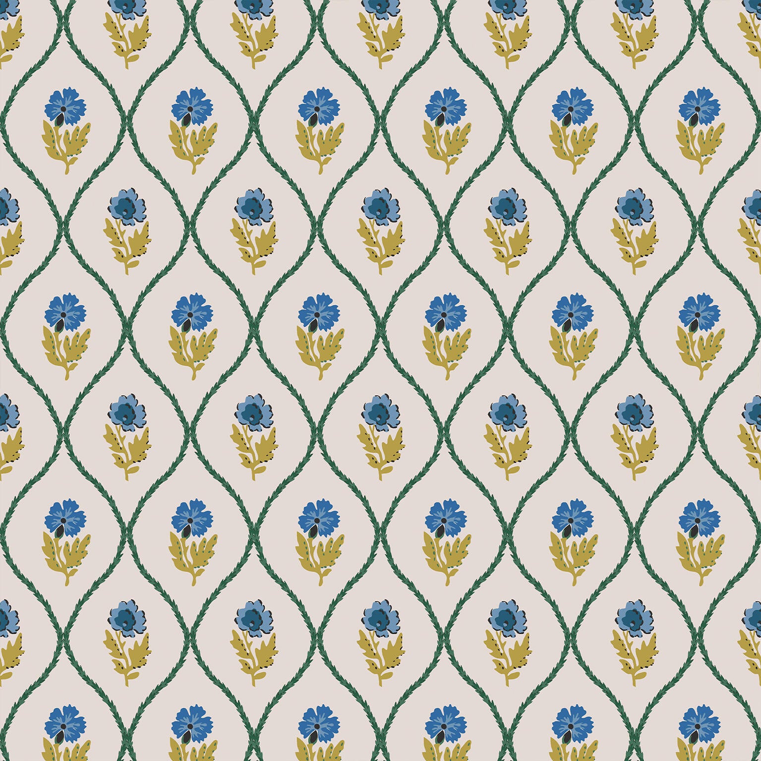 Papier peint fleurs marron, beige et noir - 53 cm x 10.05 m - Livingwalls | Leroy Merlin